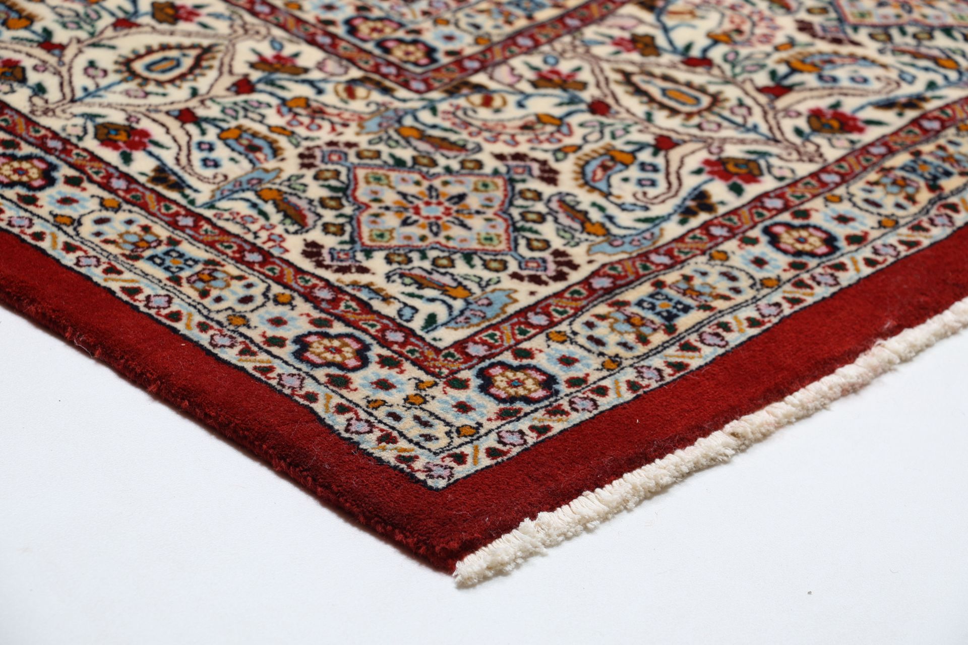 perserteppich-moud-295-x-400-cm-schurwolle-seide-handgeknupft-7 Moud Perserteppich 295 × 400 cm aus Wolle & Seide, handgeknüpft