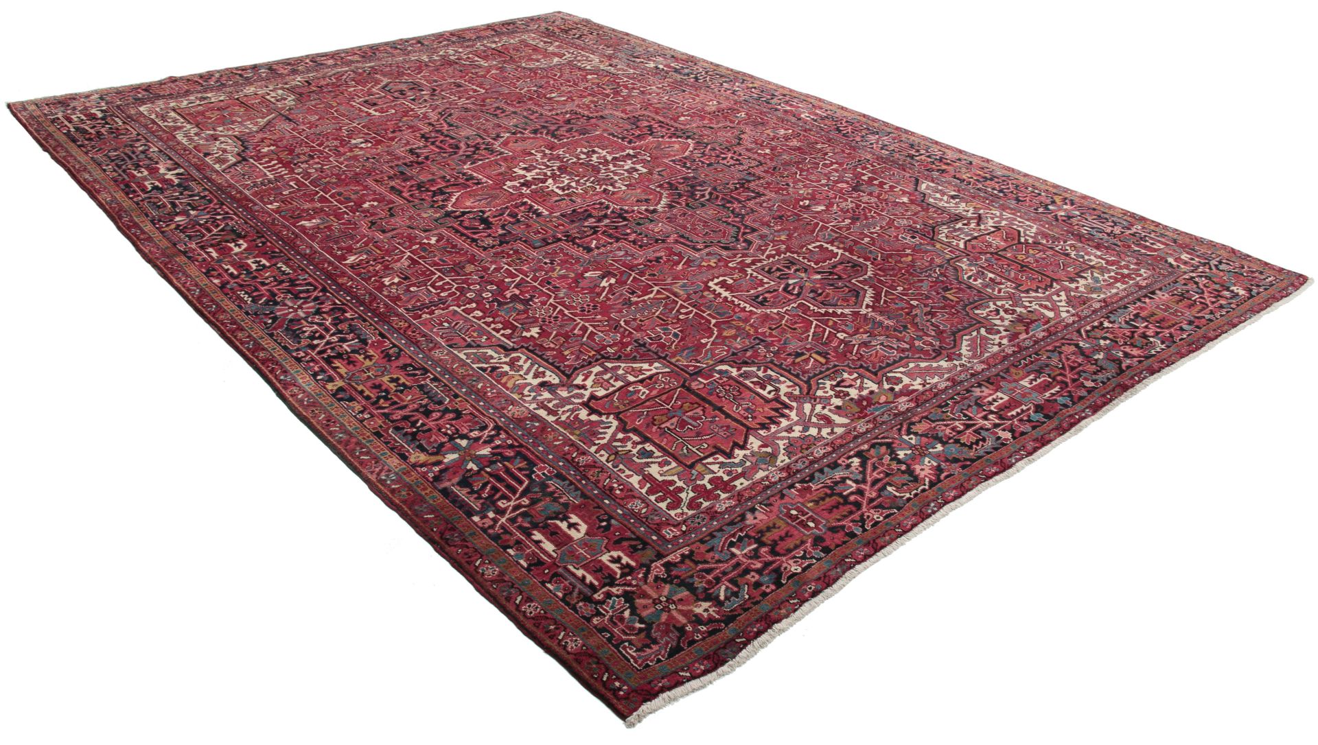 Heriz Perserteppich 309 × 410 cm aus Wolle, handgeknüpft