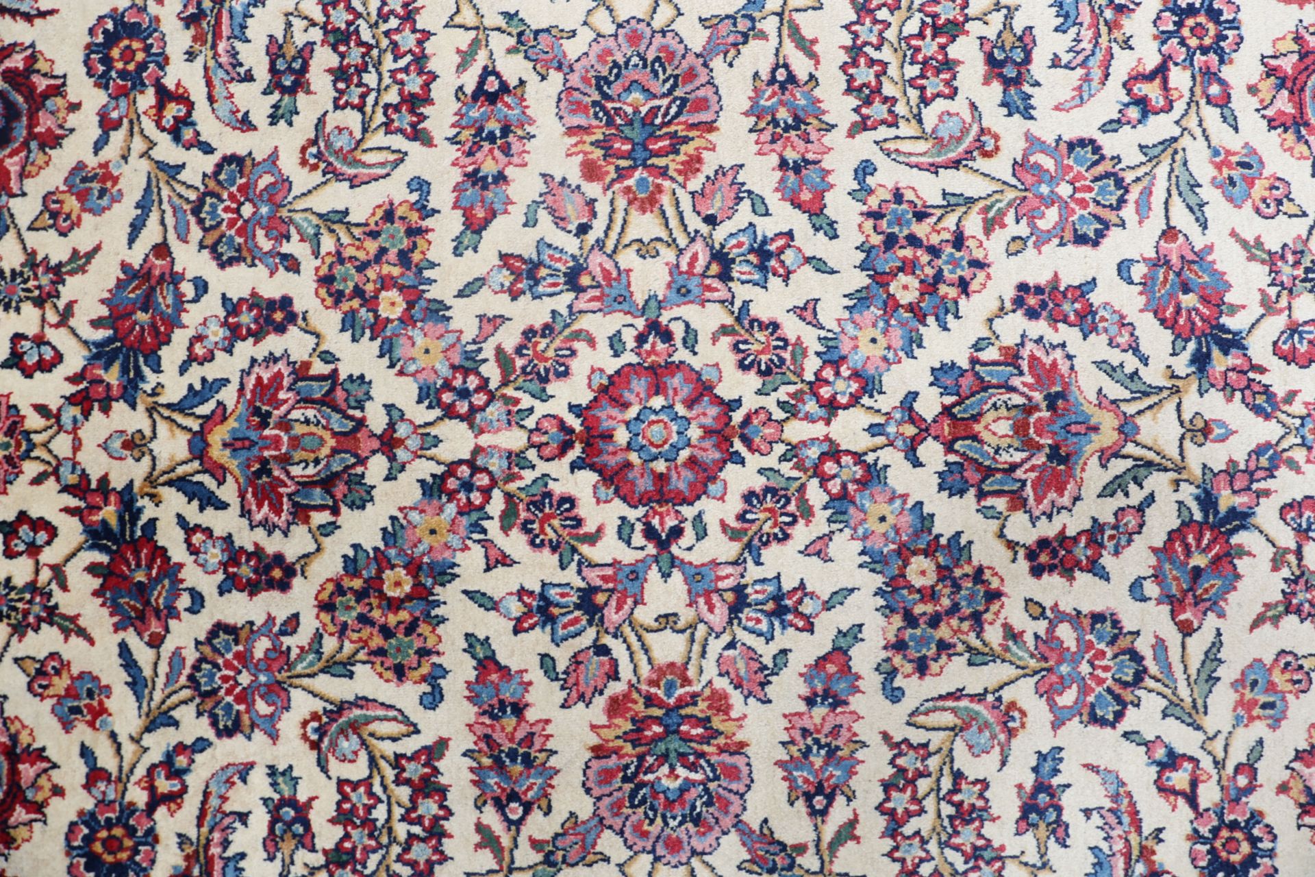 Kashan Perserteppich antik, 275 × 378 cm, Wolle