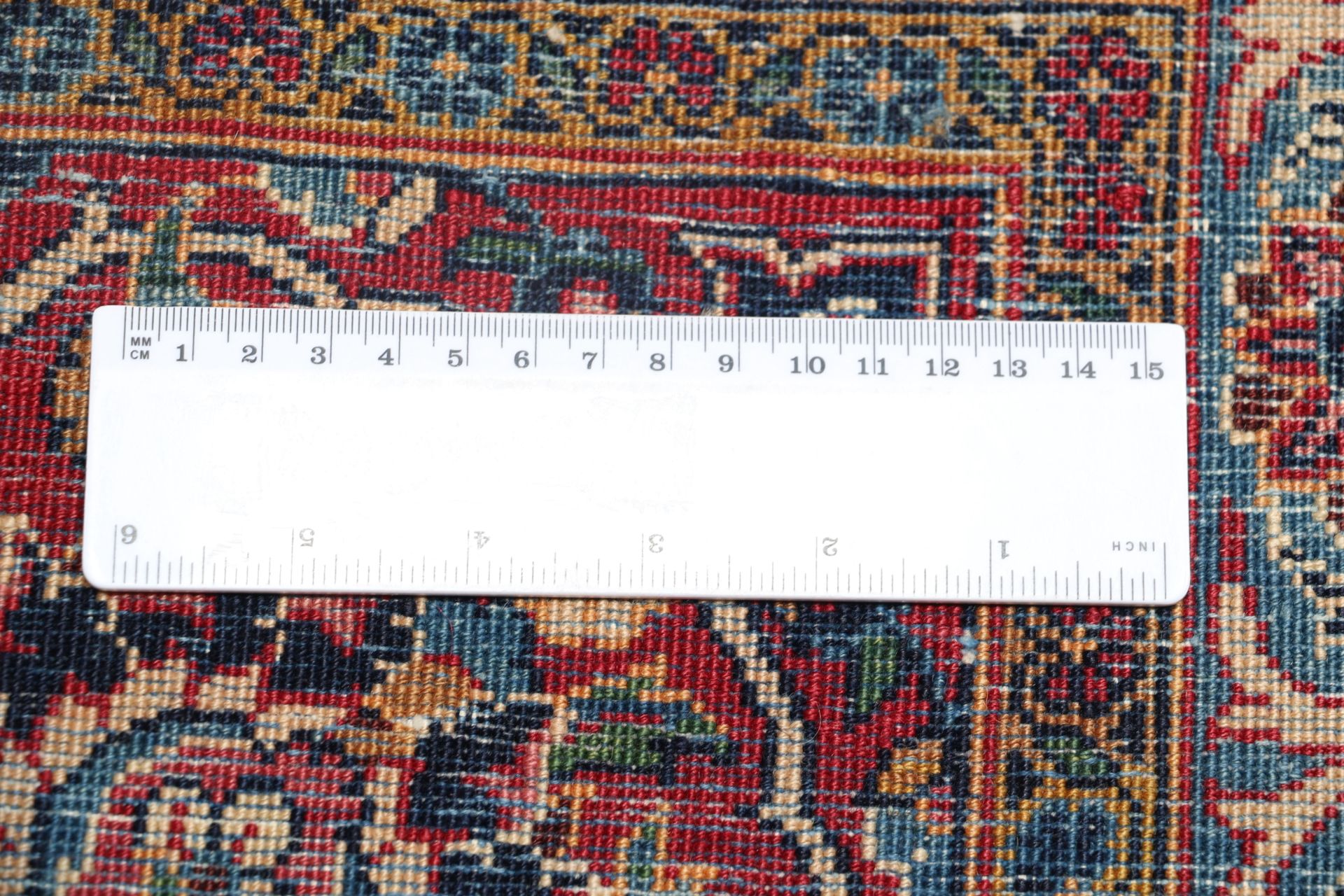 Kashan Perserteppich antik, 275 × 378 cm, Wolle