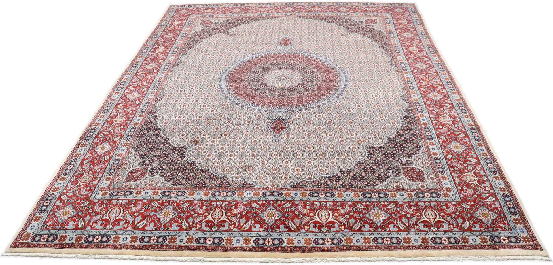 Moud Perserteppich aus Iran, 300 × 395 cm