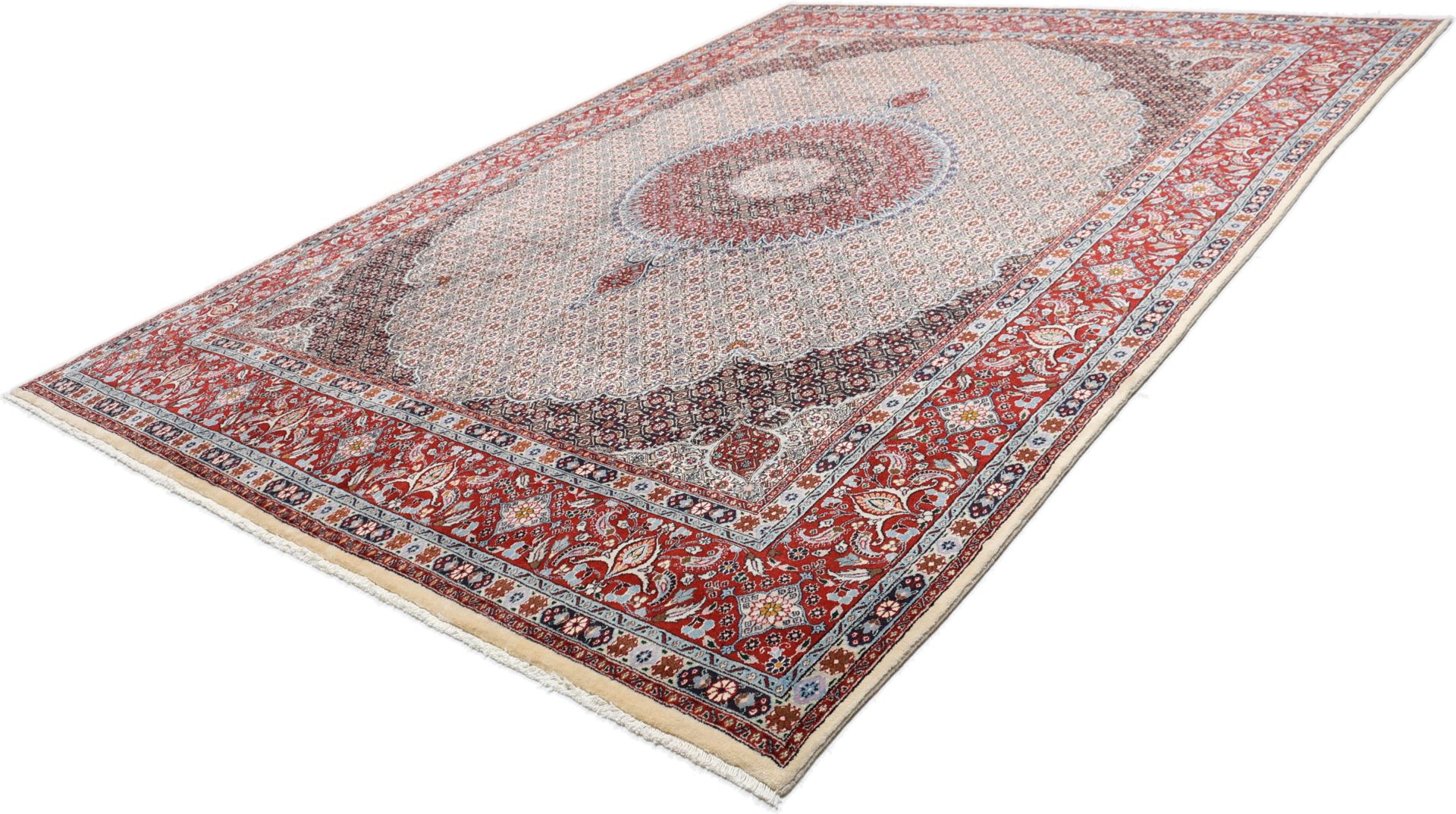 Moud Perserteppich aus Iran, 300 × 395 cm