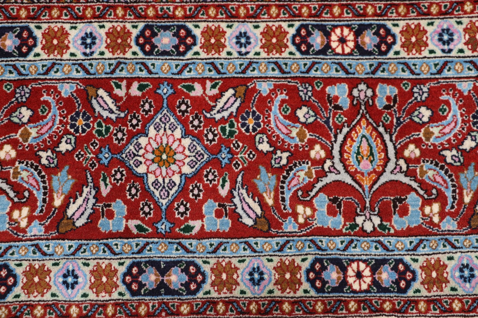 Moud Perserteppich aus Iran, 300 × 395 cm