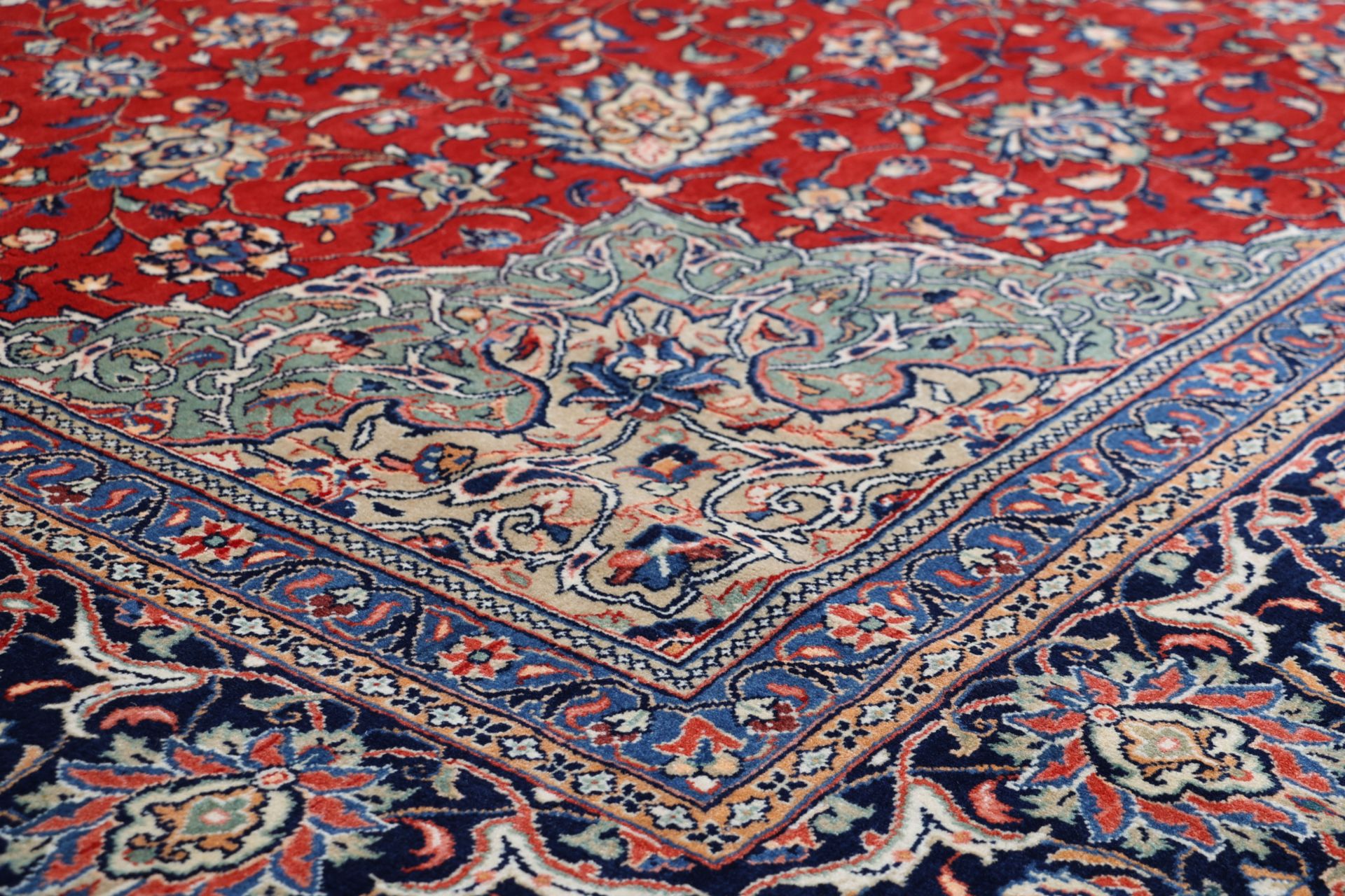 Handgeknüpfter Heriz Perserteppich 302 × 393 cm