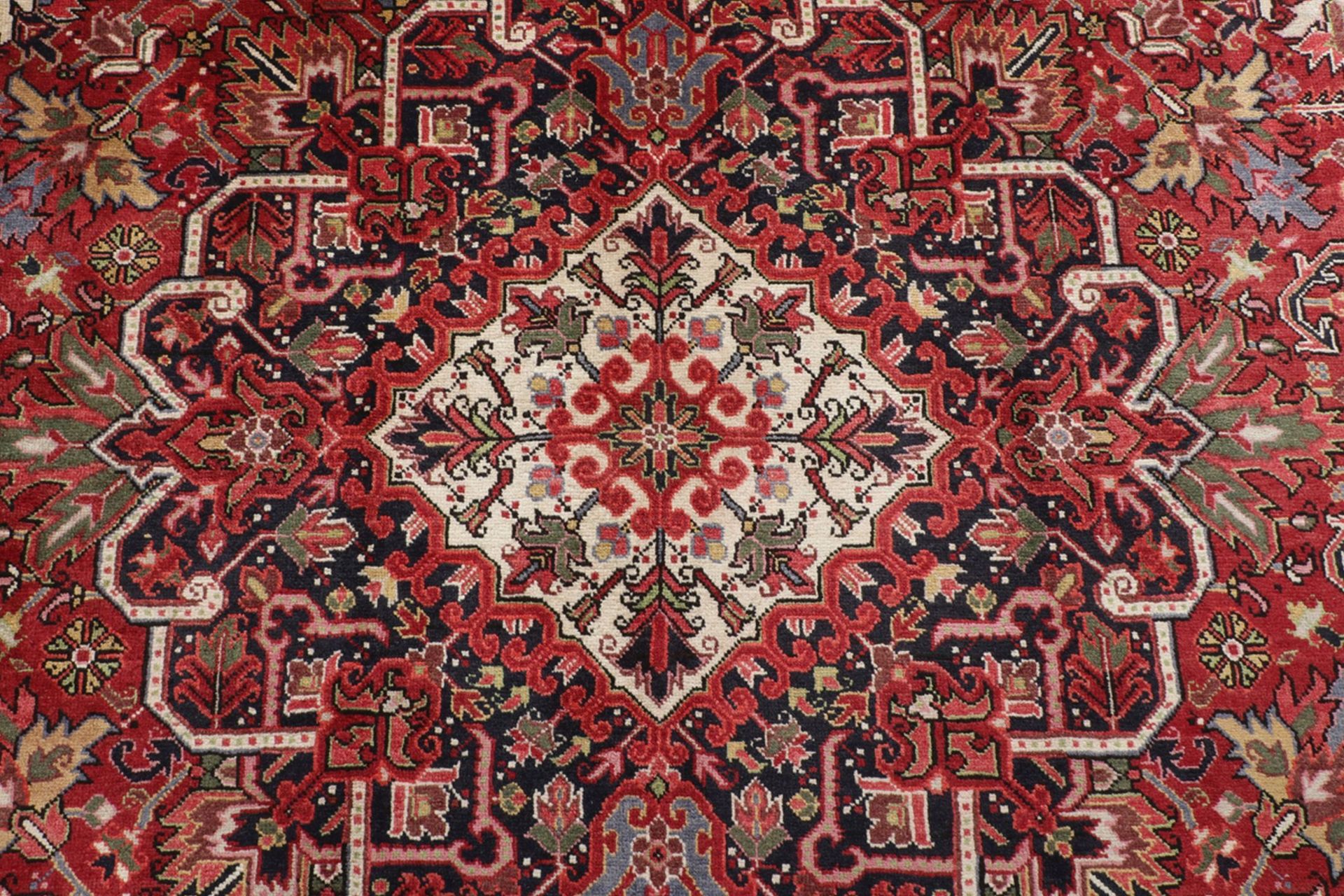Handgeknüpfter Heriz Perserteppich, 297 × 382 cm, Wolle