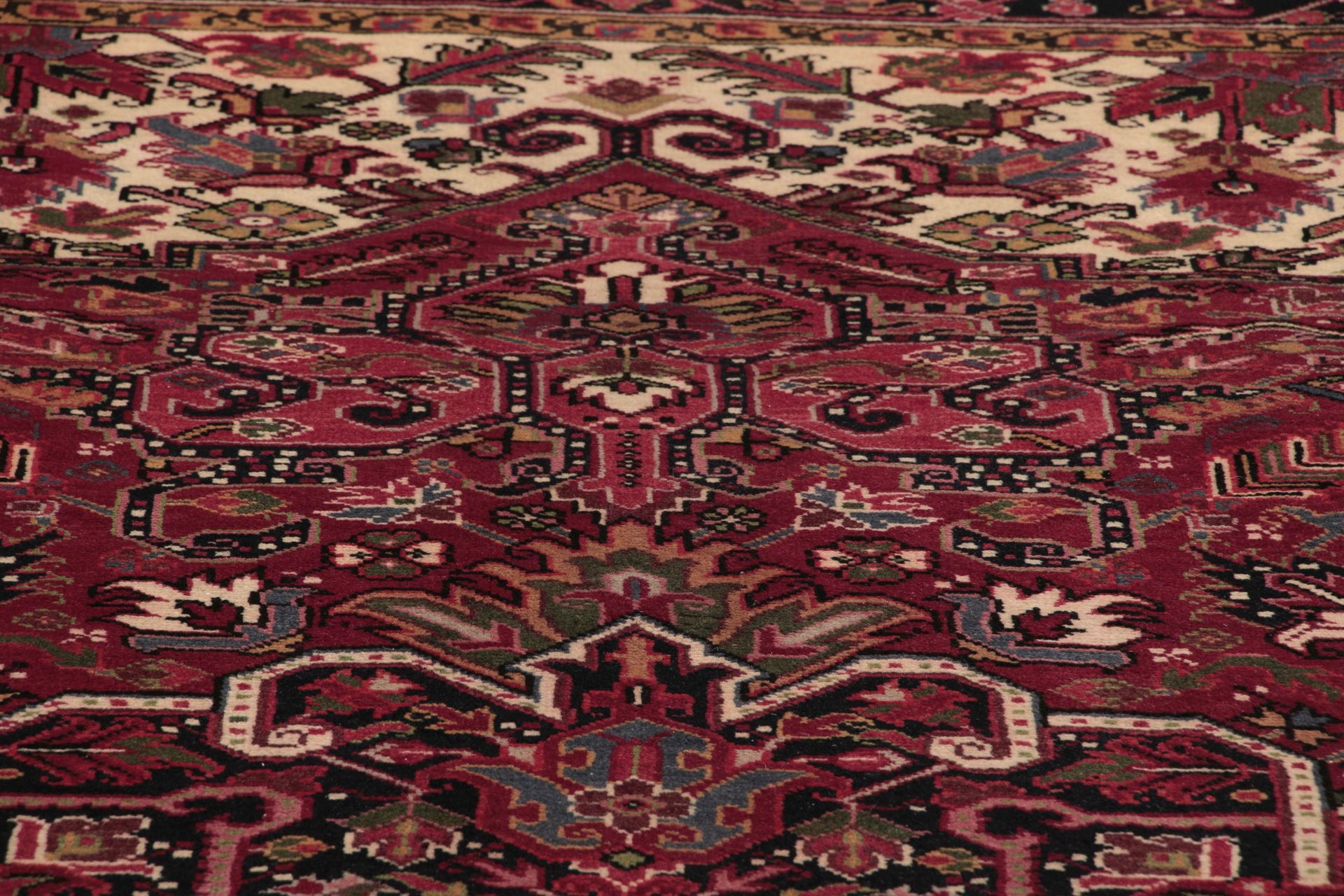 Handgeknüpfter Heriz Perserteppich, 297 × 382 cm, Wolle