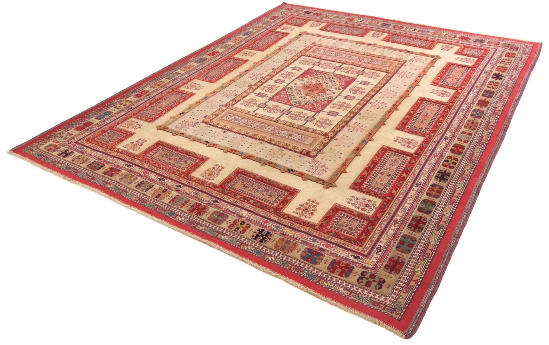 Isfahan Perserteppich aus Iran, 304 × 398 cm