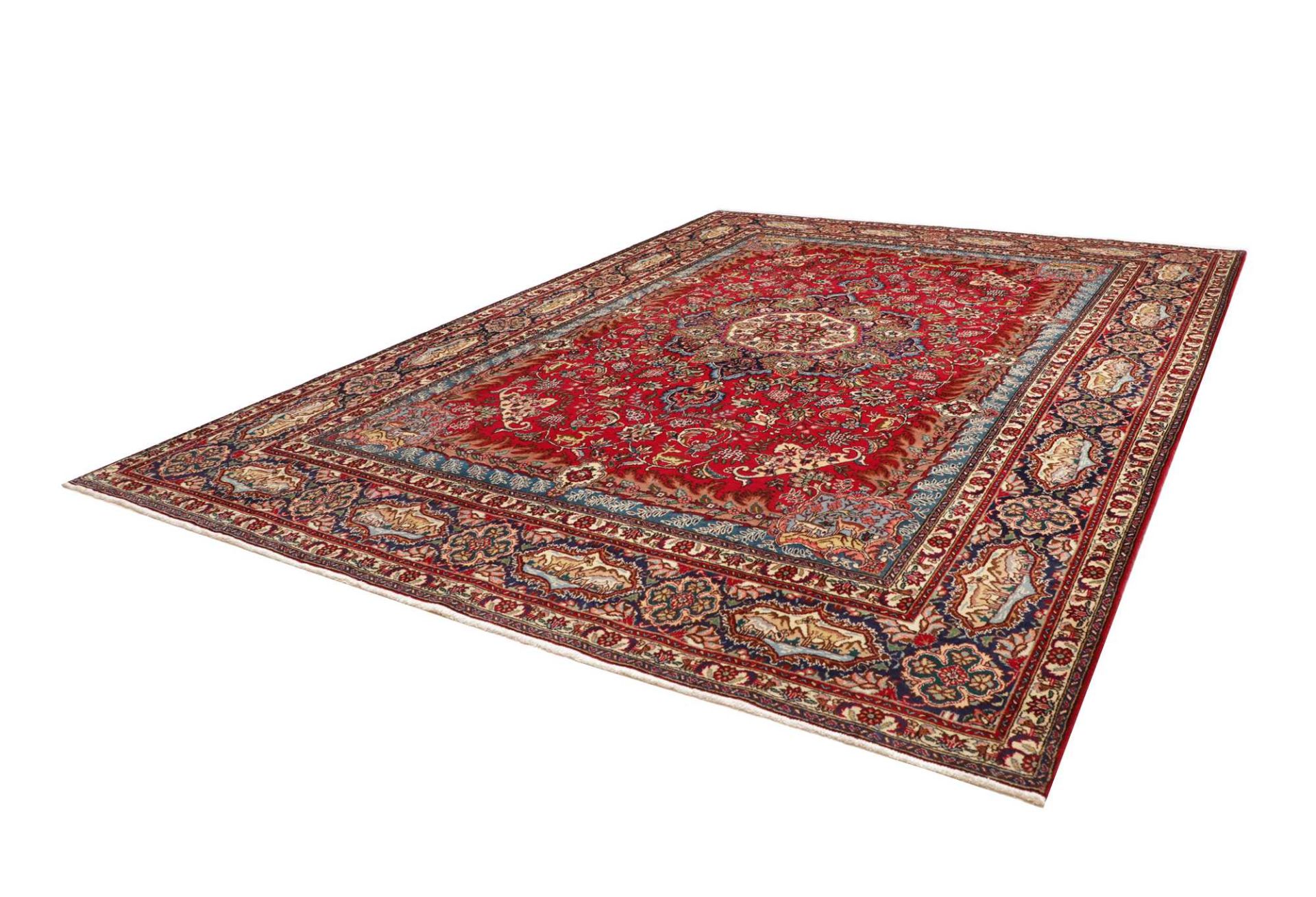 Täbriz Perserteppich aus Iran, 303 × 397 cm