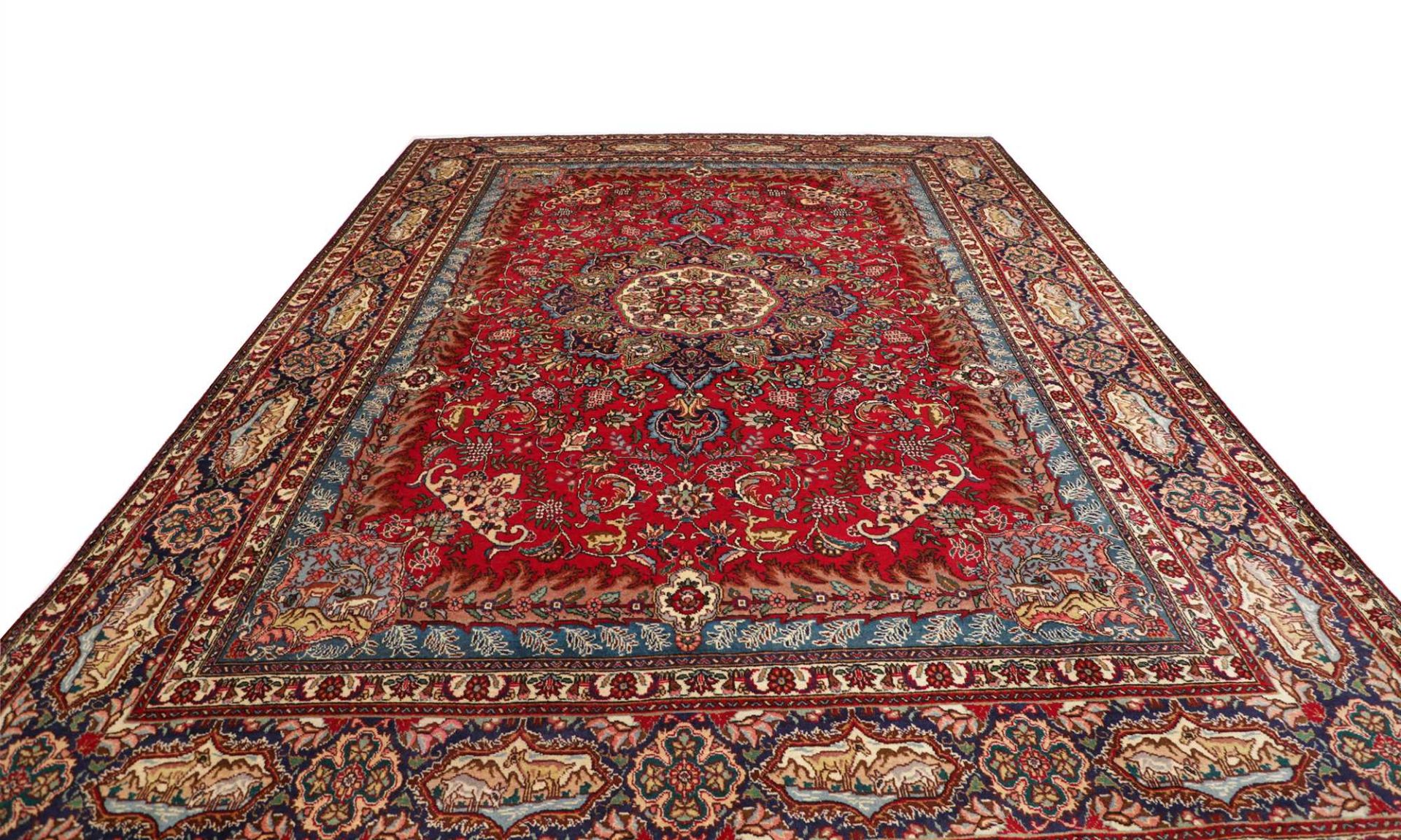 Täbriz Perserteppich aus Iran, 303 × 397 cm