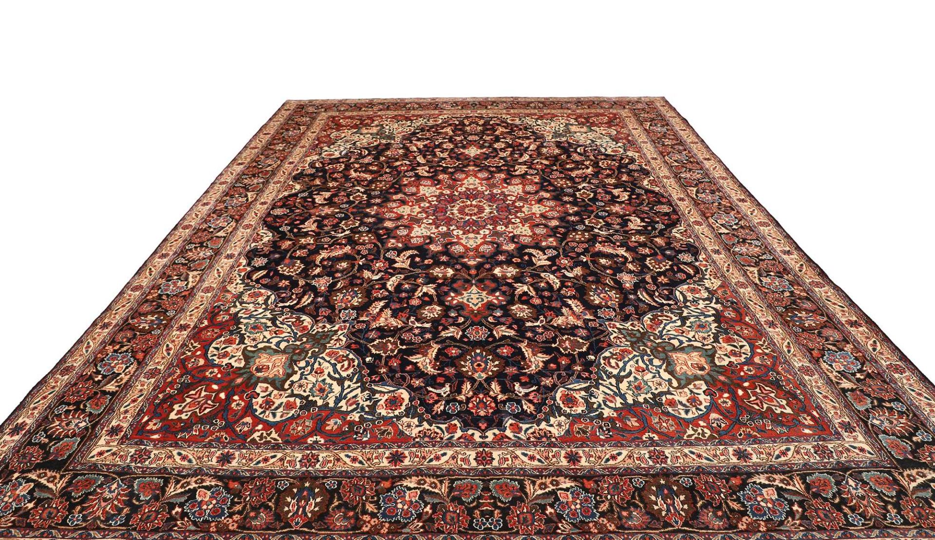 Moud Perserteppich aus Iran, 311 × 409 cm