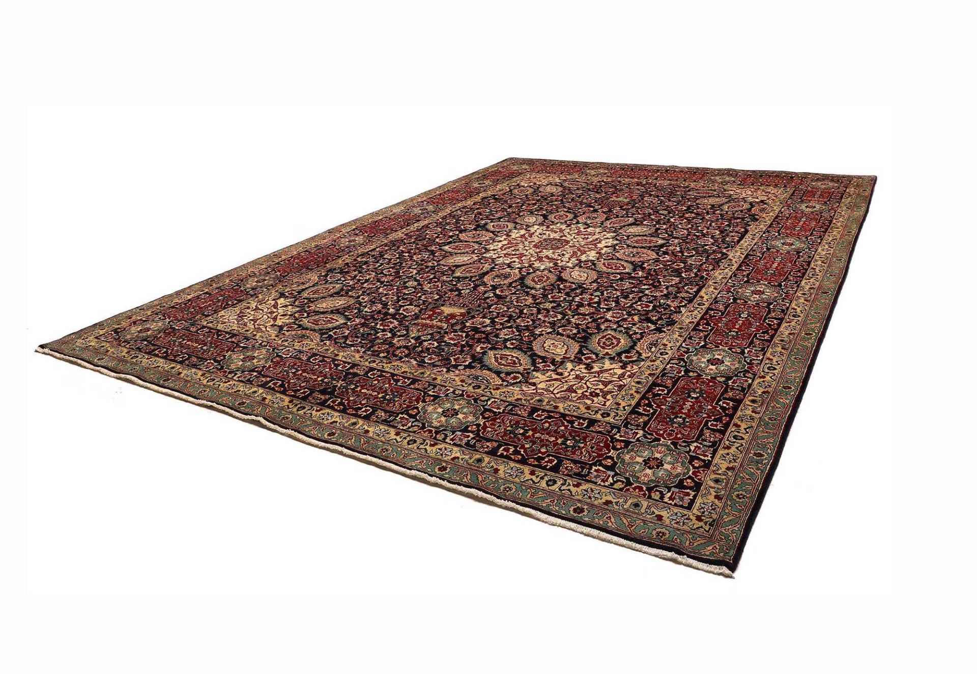 Täbriz Perserteppich 304 × 399 cm aus Wolle, handgeknüpft