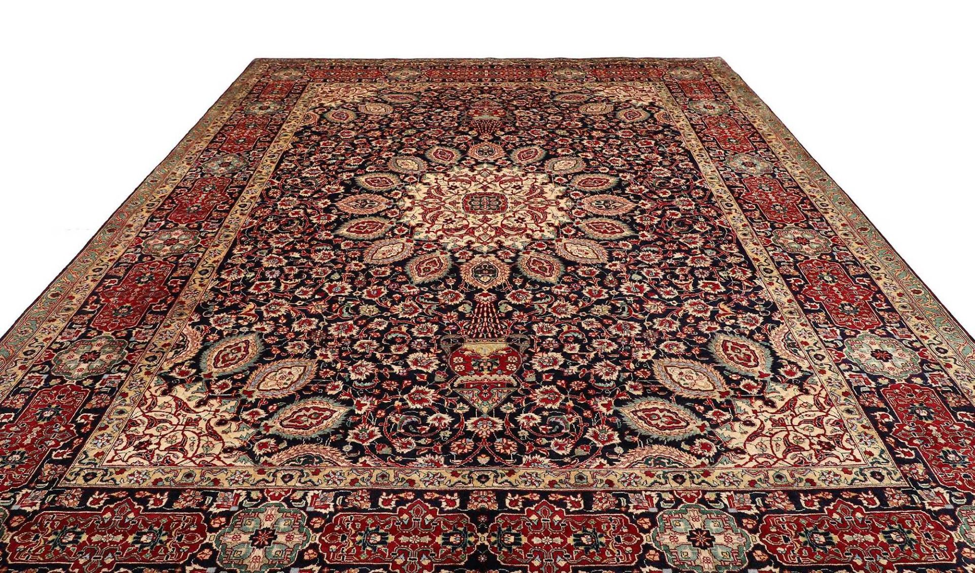 Täbriz Perserteppich 304 × 399 cm aus Wolle, handgeknüpft