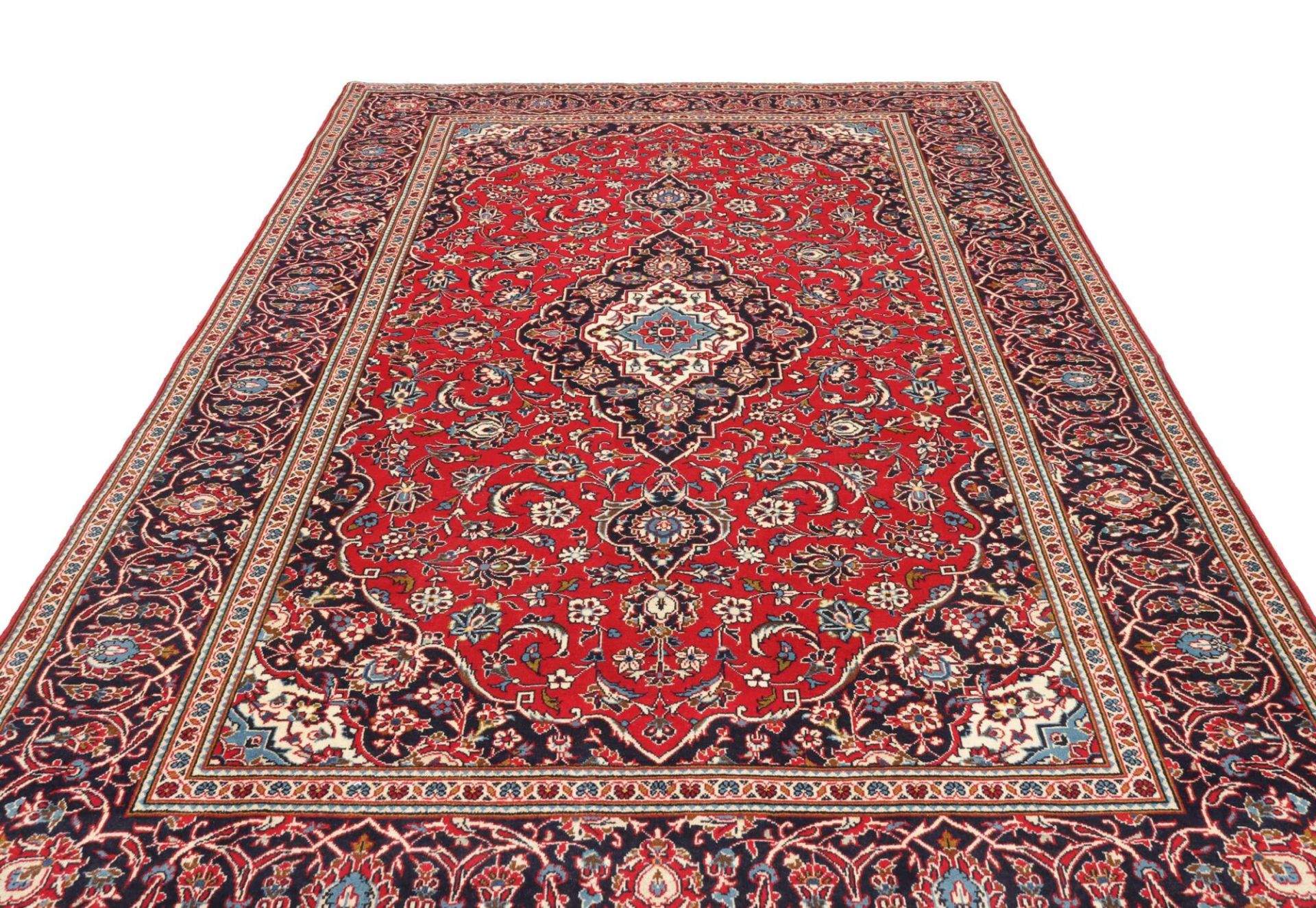 Kashan Perserteppich aus Iran, 297 × 397 cm