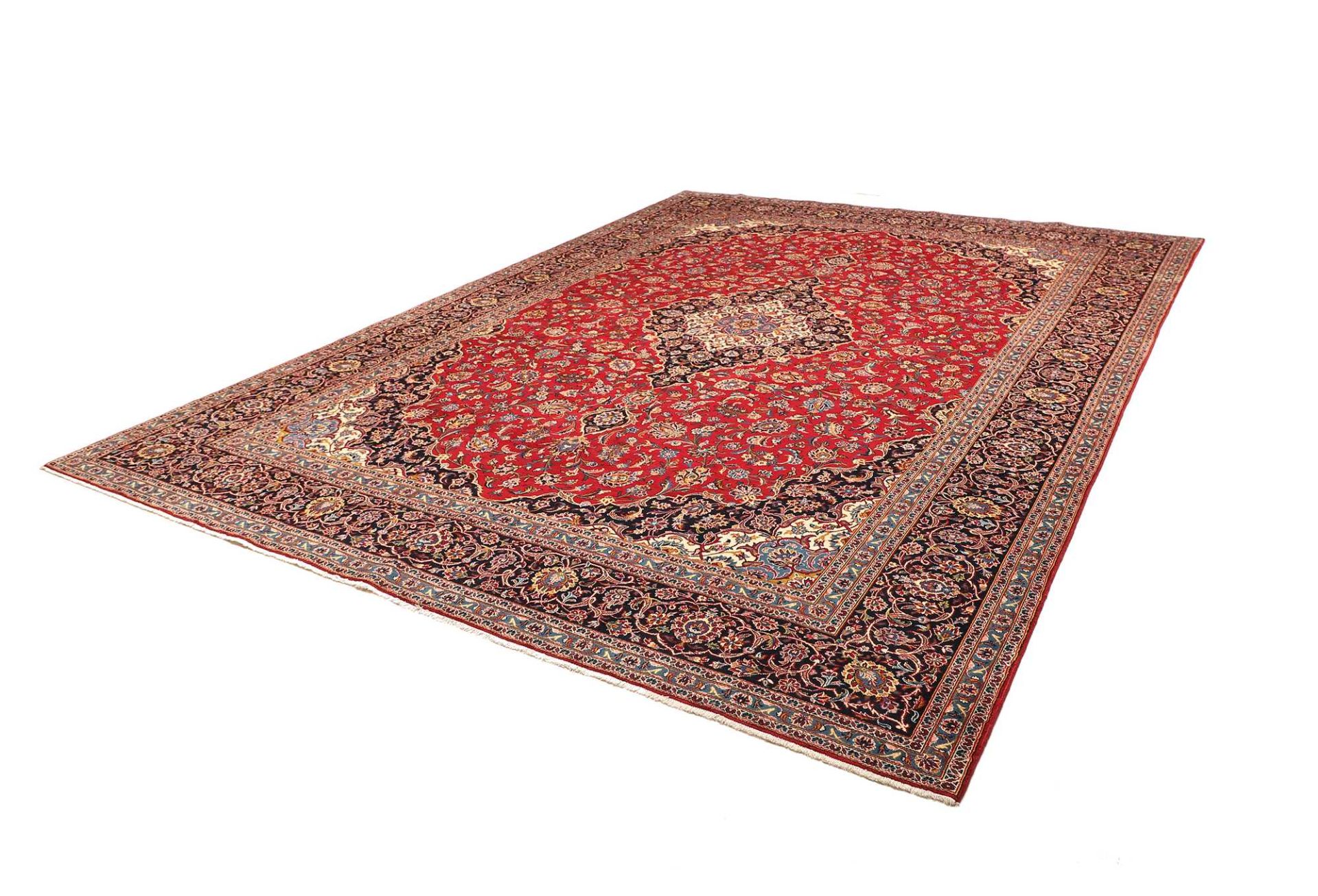 Kashan Perserteppich aus Iran, 301 × 395 cm