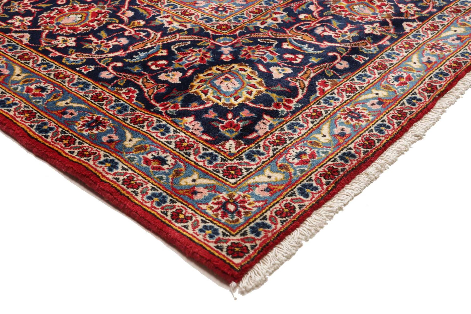 Handgeknüpfter Kashan Perserteppich 275 × 387 cm