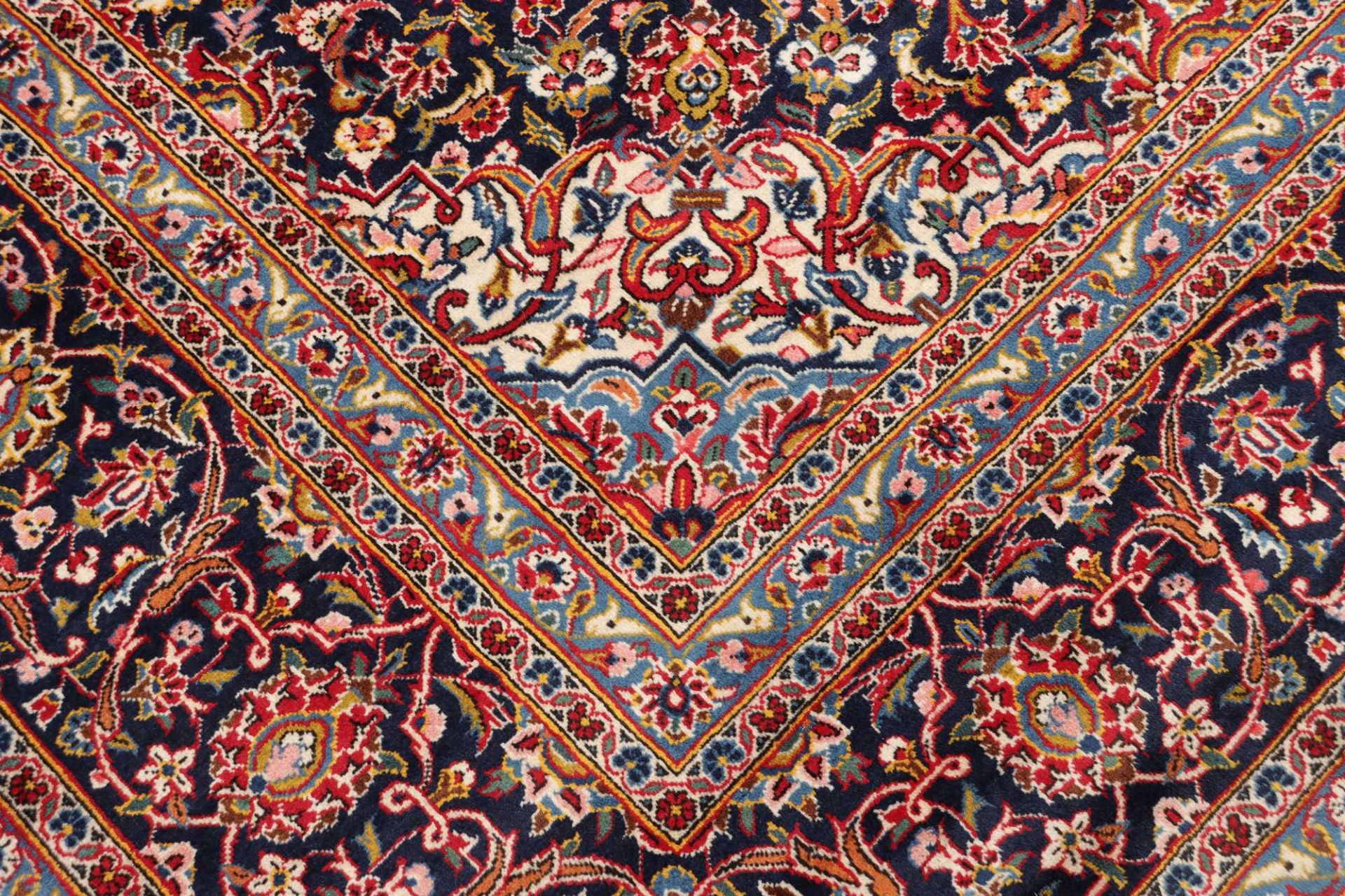 Handgeknüpfter Kashan Perserteppich 275 × 387 cm