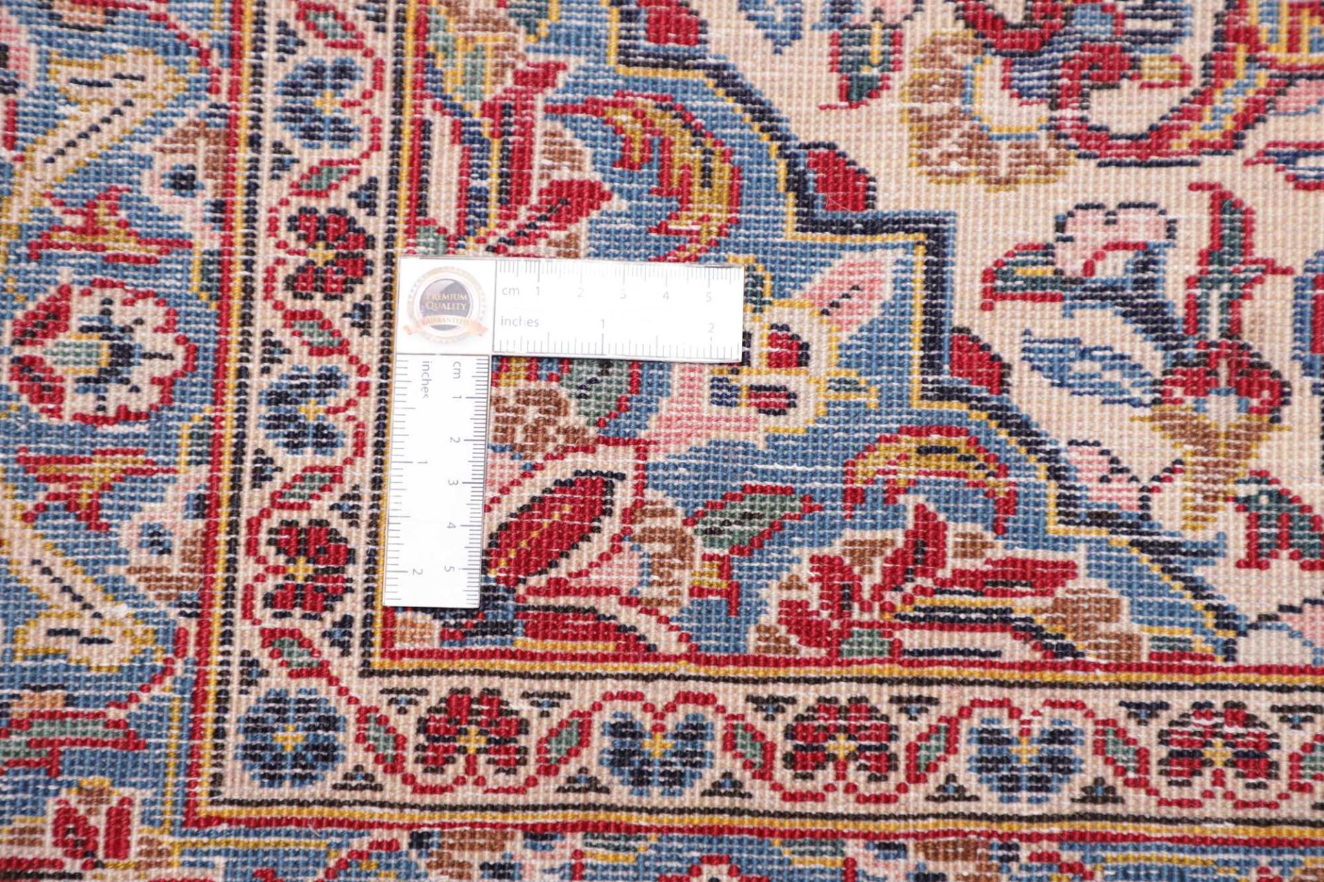 Handgeknüpfter Kashan Perserteppich 291 × 384 cm