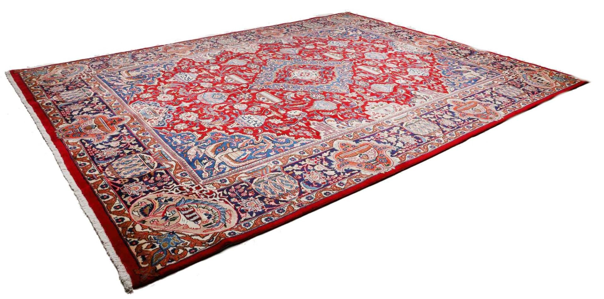Kashmar Perserteppich 294 × 391 cm aus Wolle, handgeknüpft