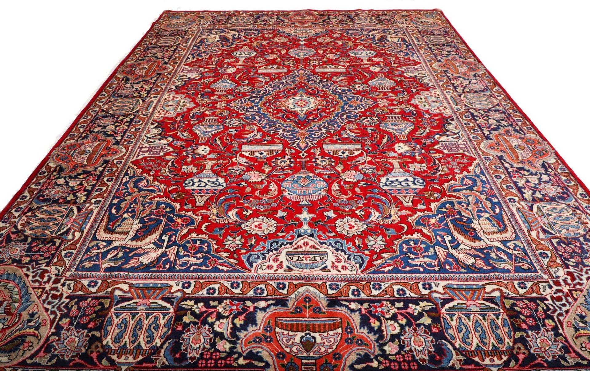 Kashmar Perserteppich 294 × 391 cm aus Wolle, handgeknüpft