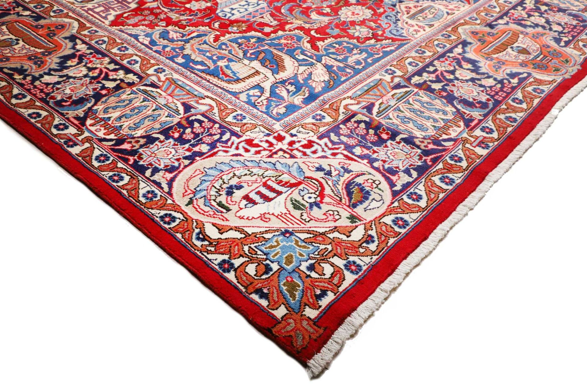 Kashmar Perserteppich 294 × 391 cm aus Wolle, handgeknüpft