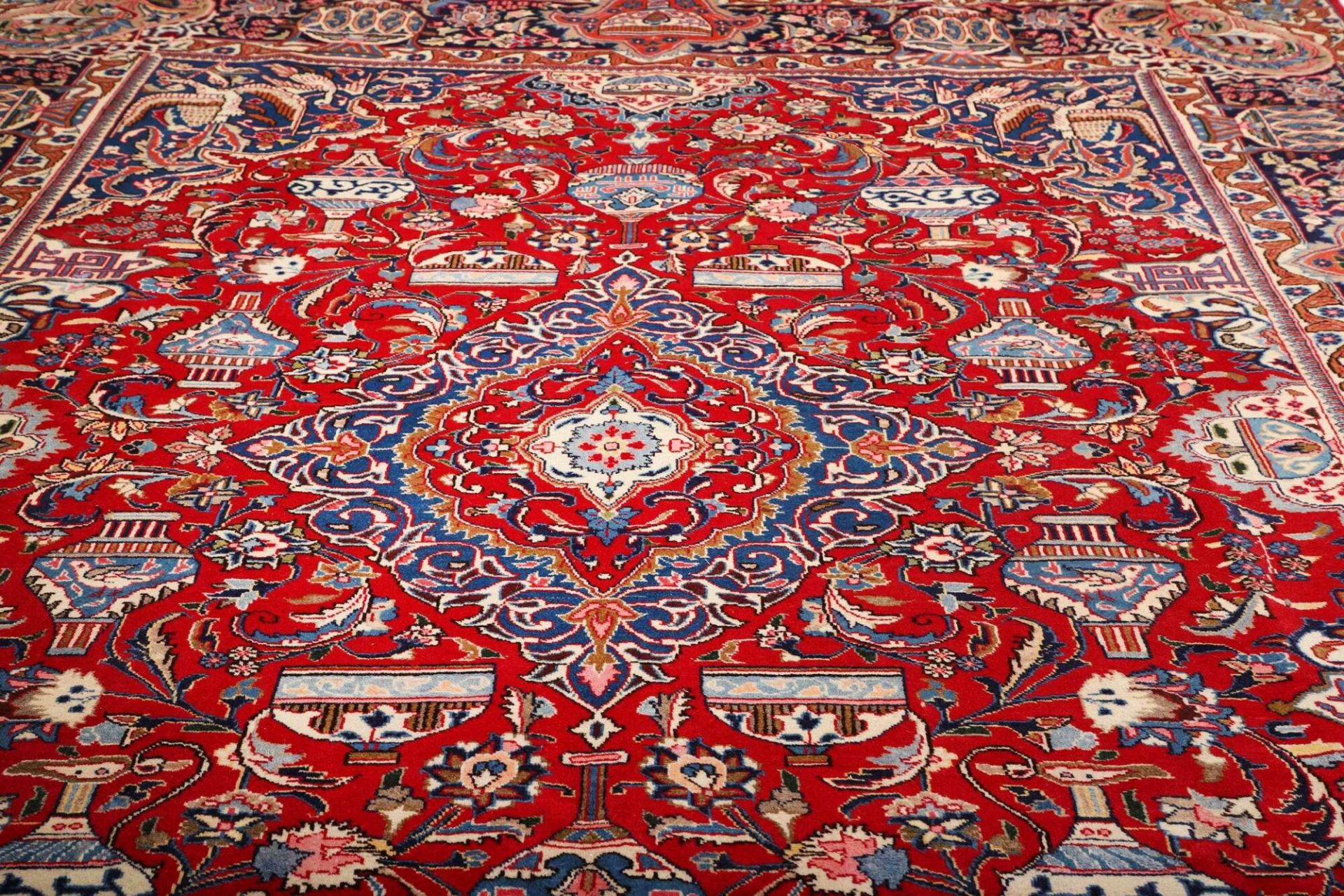 Kashmar Perserteppich 294 × 391 cm aus Wolle, handgeknüpft