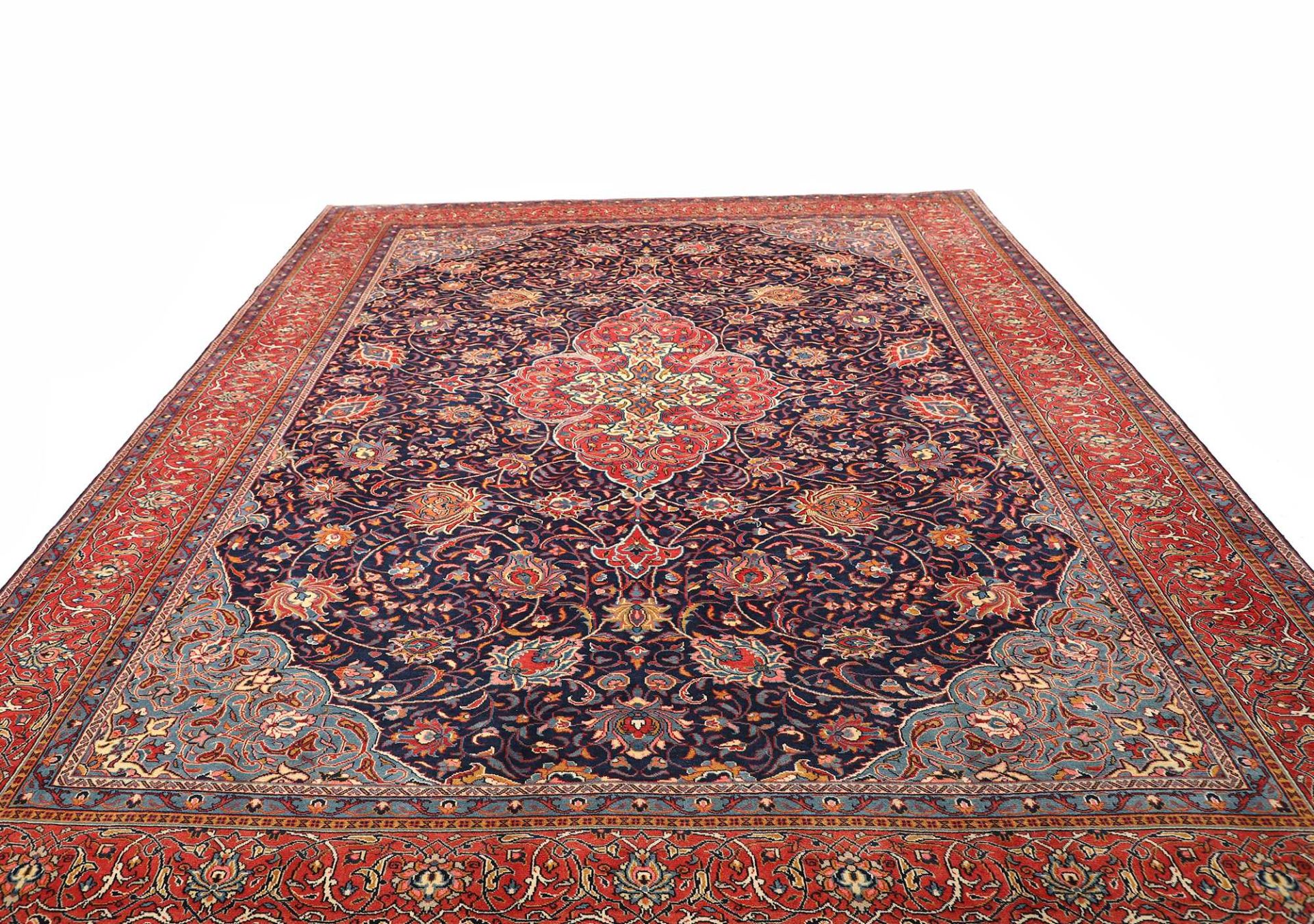 Handgeknüpfter Sarough Perserteppich 301 × 389 cm