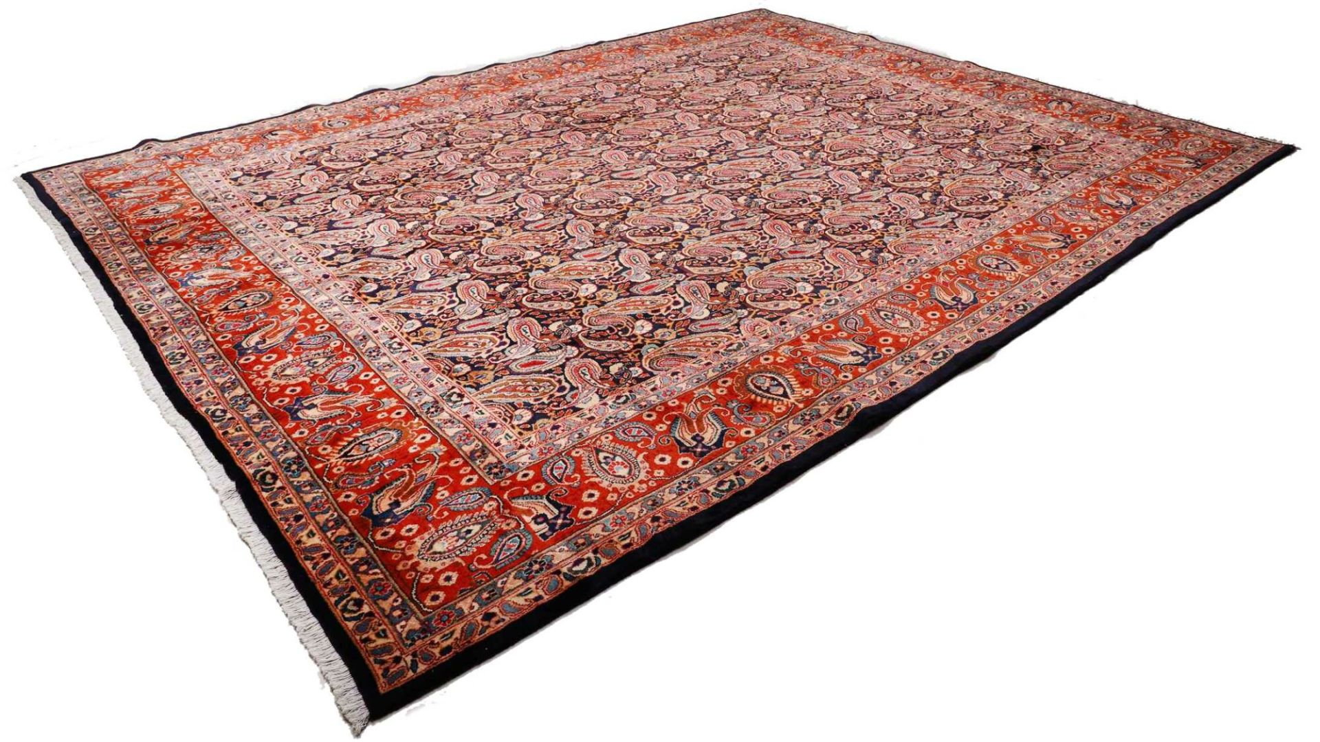 Kashmar Perserteppich 296 × 379 cm aus Wolle, handgeknüpft