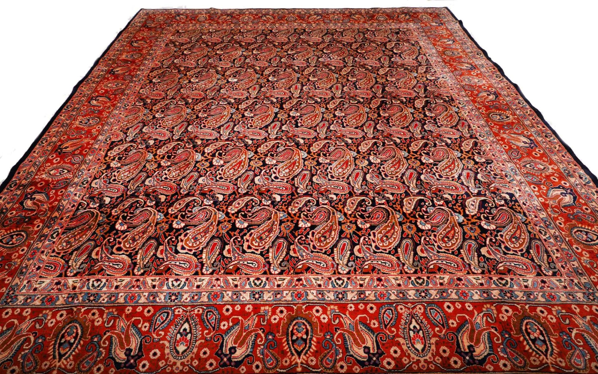 Kashmar Perserteppich 296 × 379 cm aus Wolle, handgeknüpft