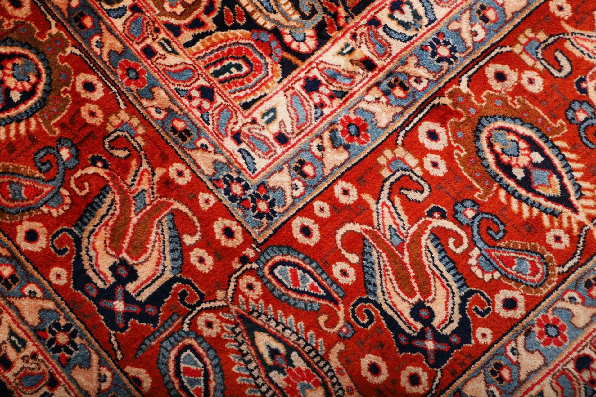 Kashmar Perserteppich 296 × 379 cm aus Wolle, handgeknüpft