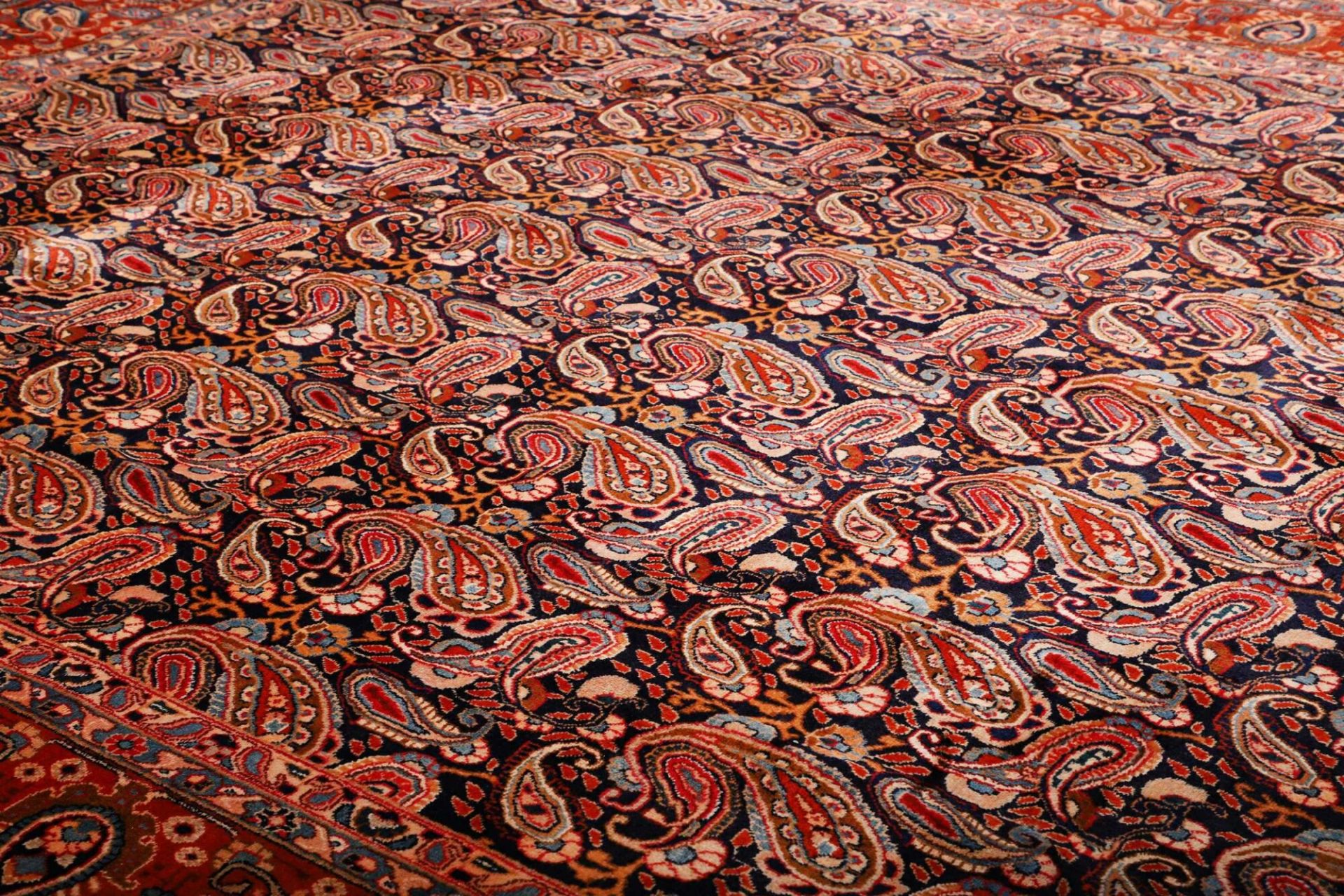 Kashmar Perserteppich 296 × 379 cm aus Wolle, handgeknüpft