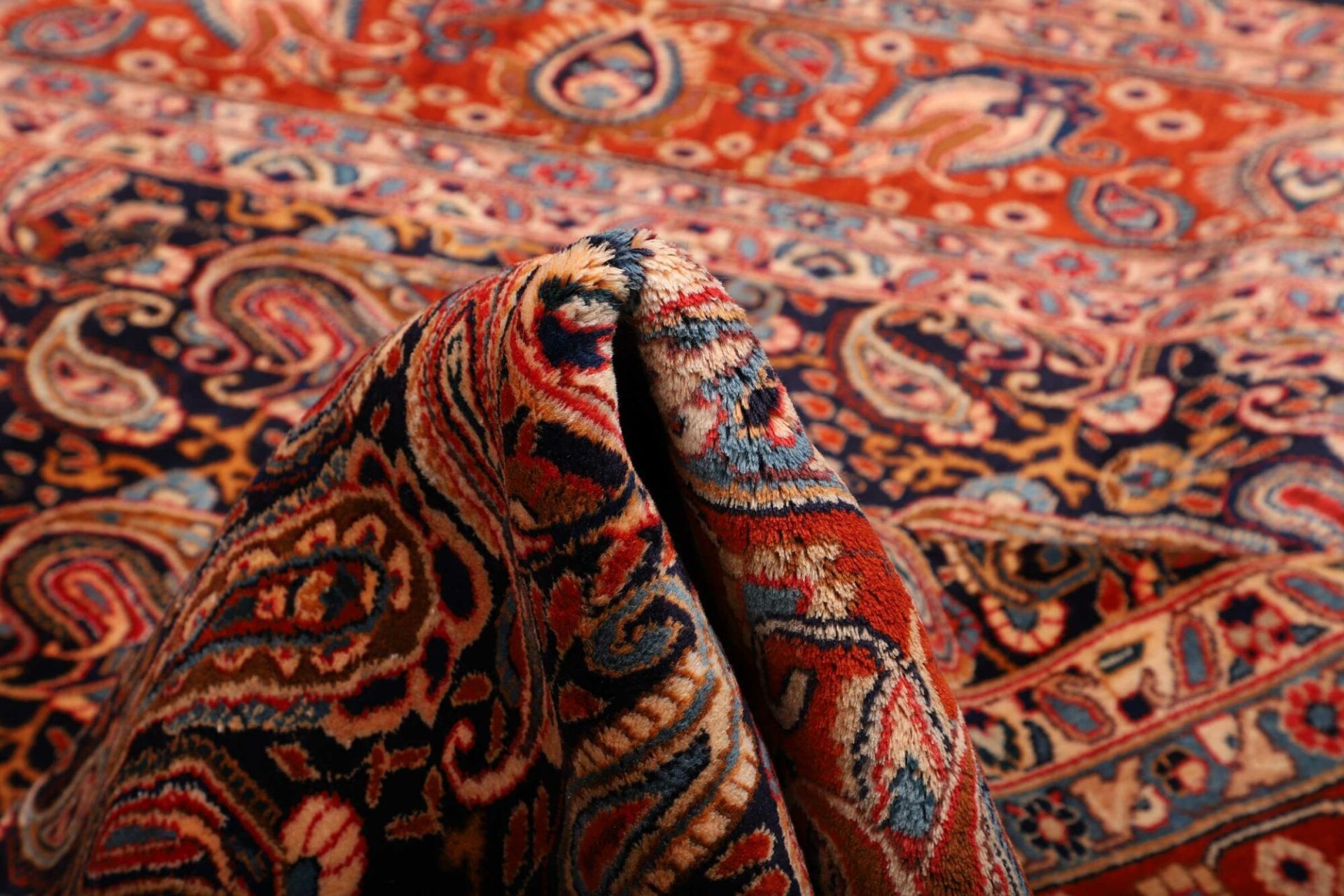 Kashmar Perserteppich 296 × 379 cm aus Wolle, handgeknüpft