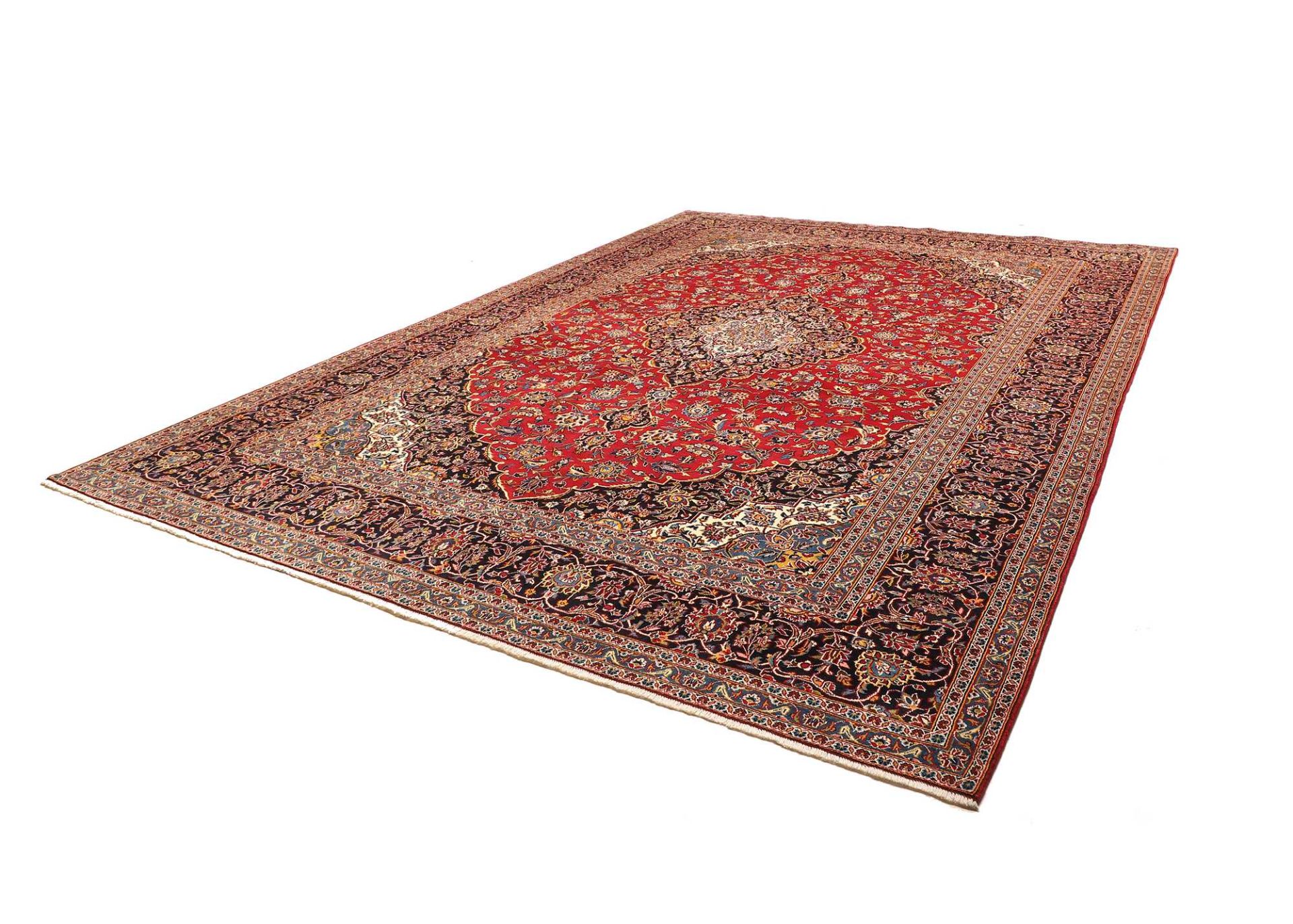Kashan Perserteppich aus Iran, 304 × 413 cm
