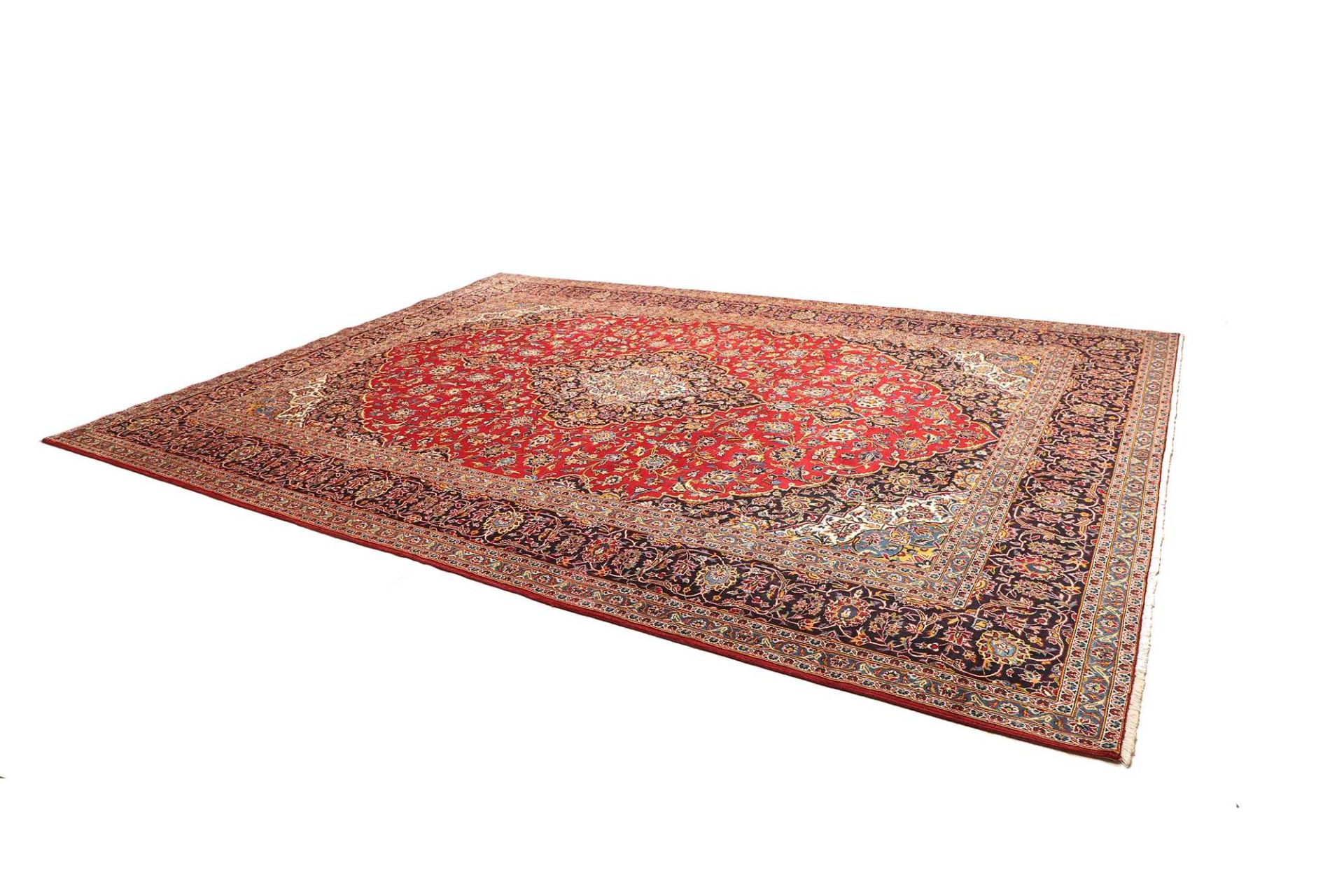 Kashan Perserteppich aus Iran, 304 × 413 cm