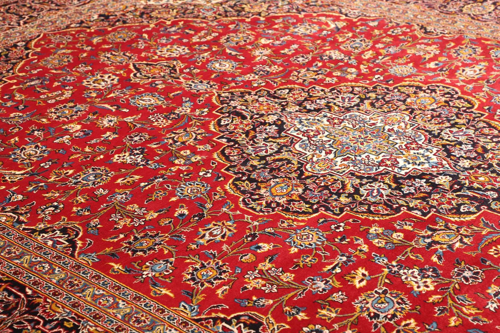 Kashan Perserteppich aus Iran, 304 × 413 cm