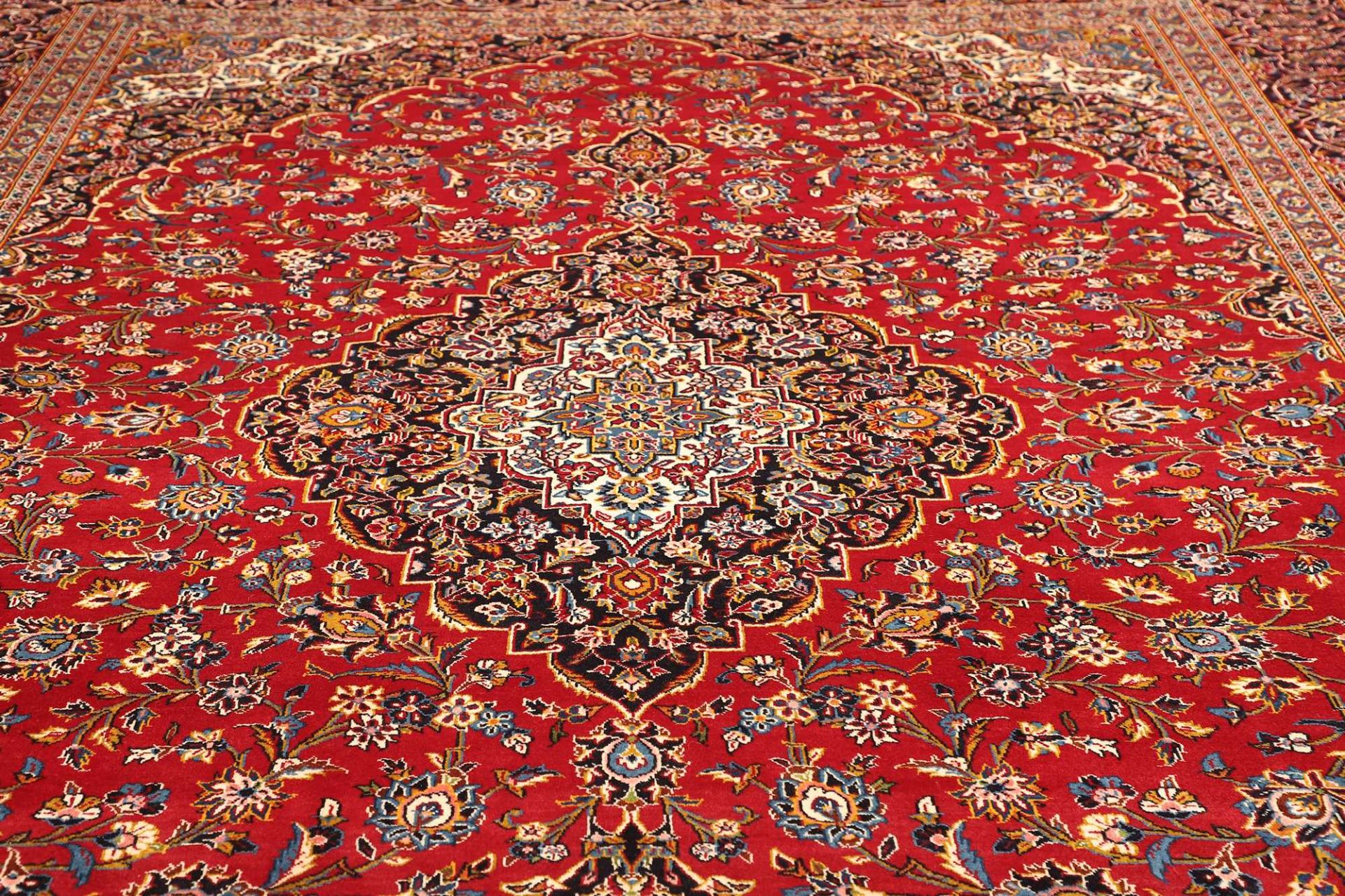 Kashan Perserteppich aus Iran, 304 × 413 cm