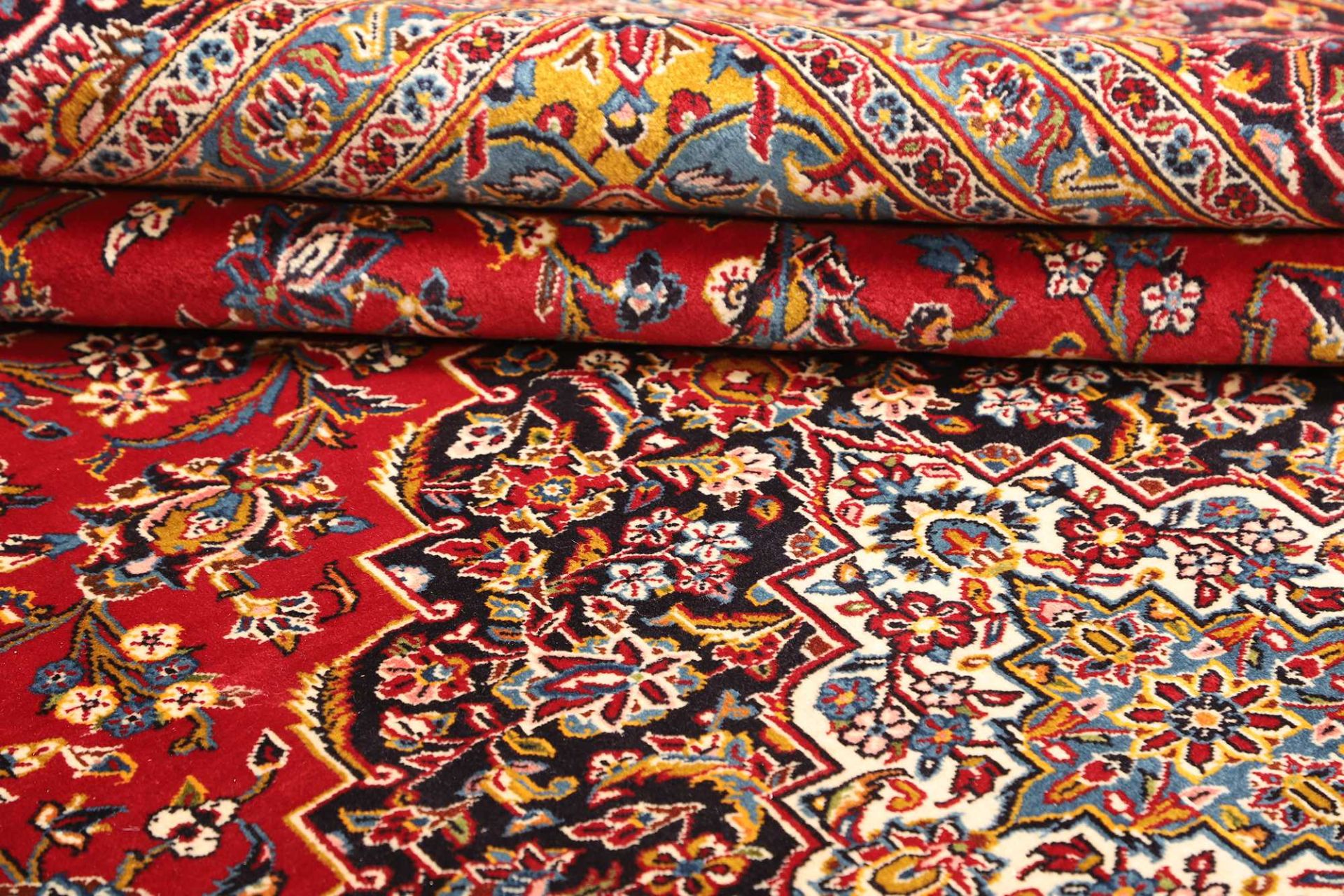 Kashan Perserteppich aus Iran, 304 × 413 cm