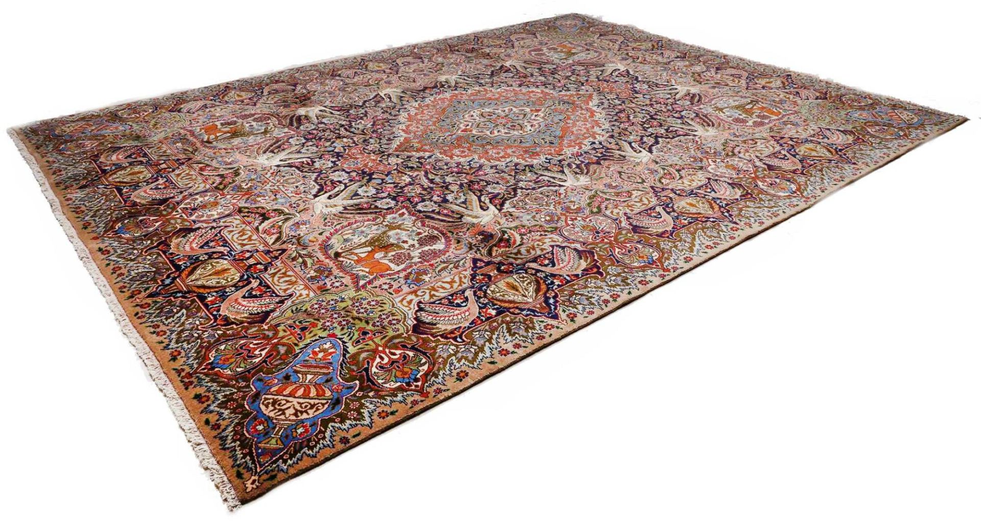 Kashmar Perserteppich 295 × 389 cm aus Wolle, handgeknüpft