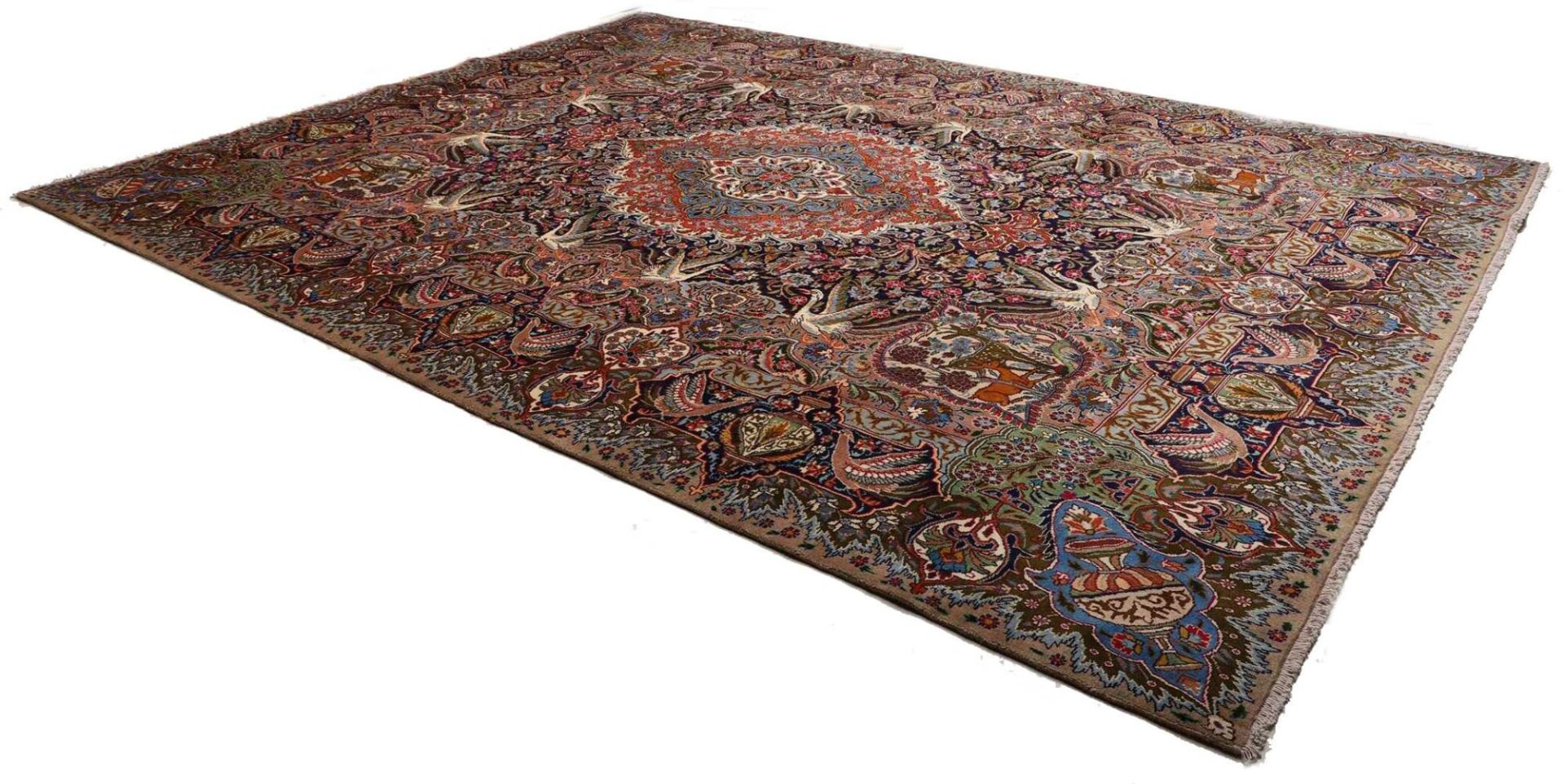 Kashmar Perserteppich 295 × 389 cm aus Wolle, handgeknüpft