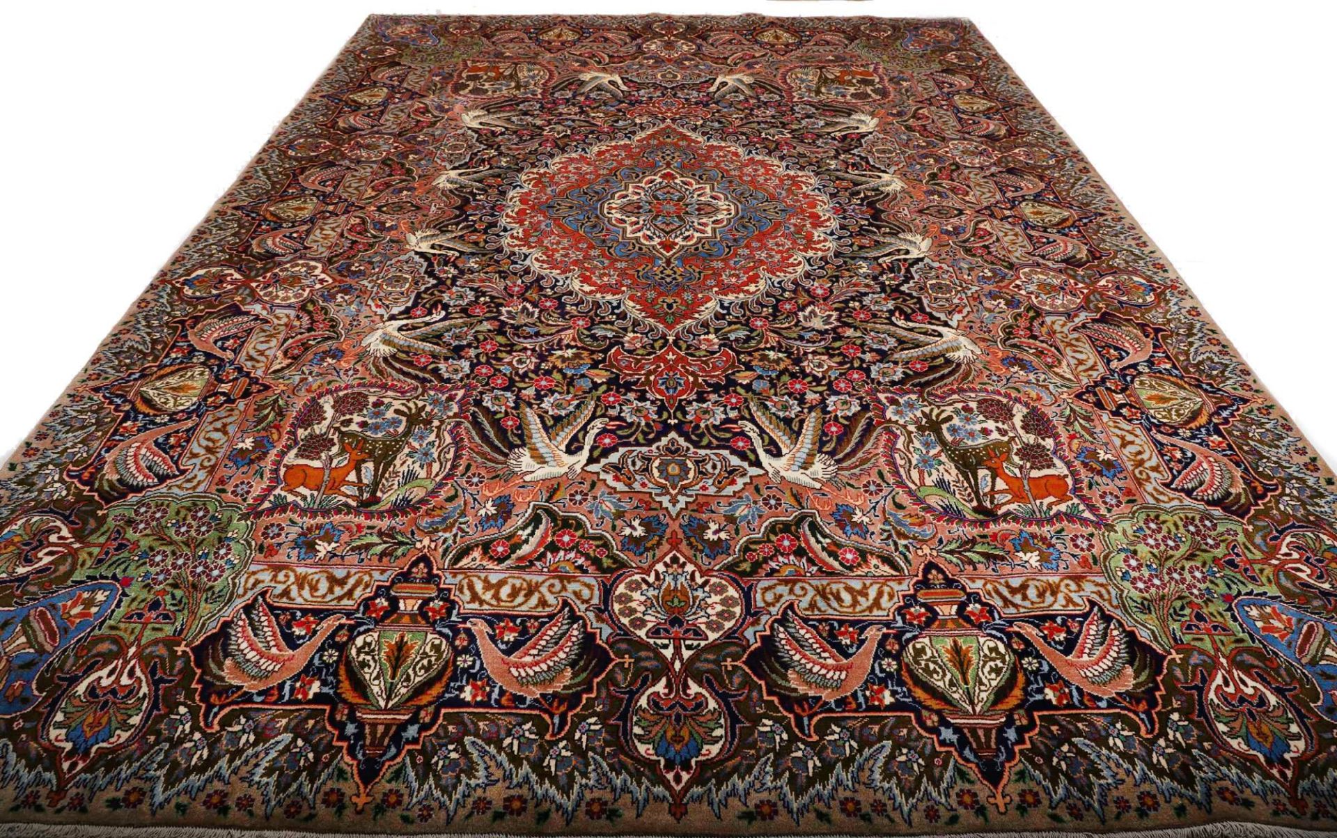 Kashmar Perserteppich 295 × 389 cm aus Wolle, handgeknüpft