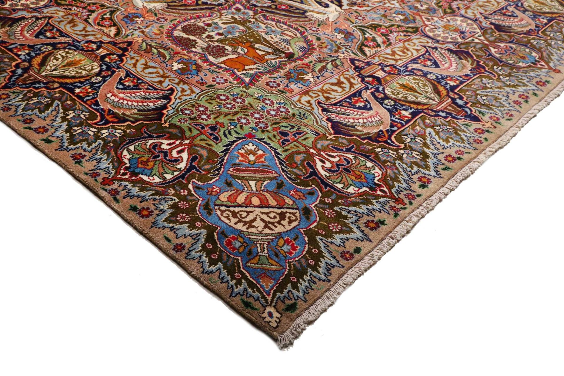 Kashmar Perserteppich 295 × 389 cm aus Wolle, handgeknüpft