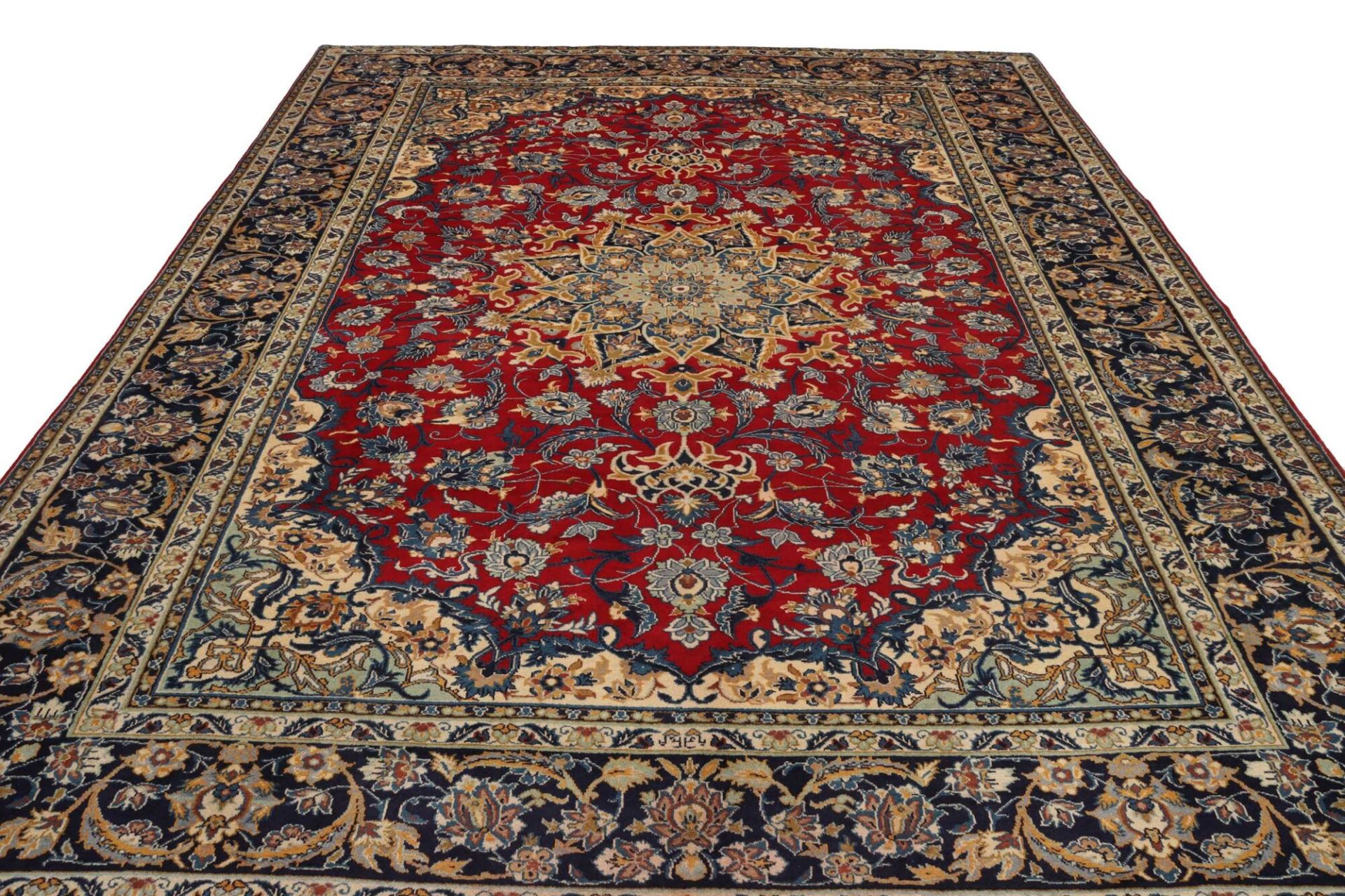 Perserteppich 301 × 389 cm aus Wolle, handgeknüpft