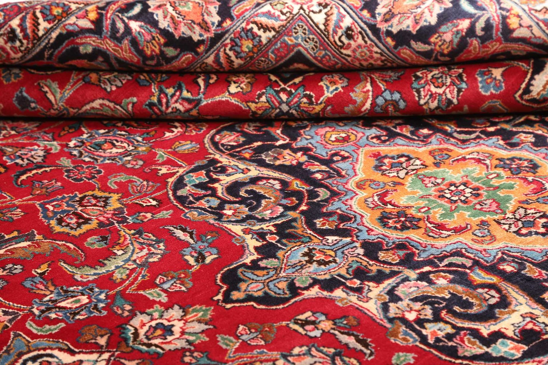 Mashhad Perserteppich 293 × 404 cm aus Wolle, handgeknüpft