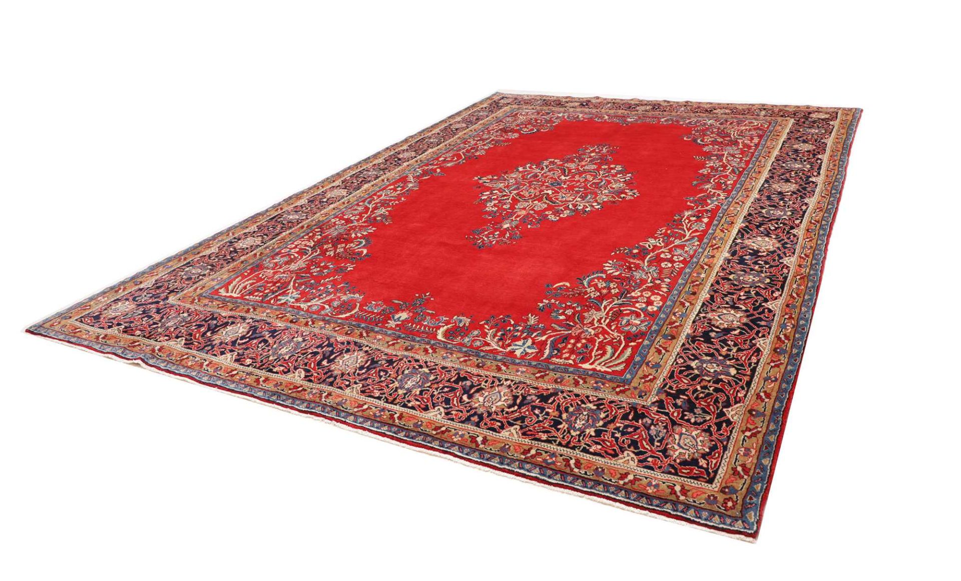 Handgeknüpfter Sarough Perserteppich, 284 × 399 cm, Wolle