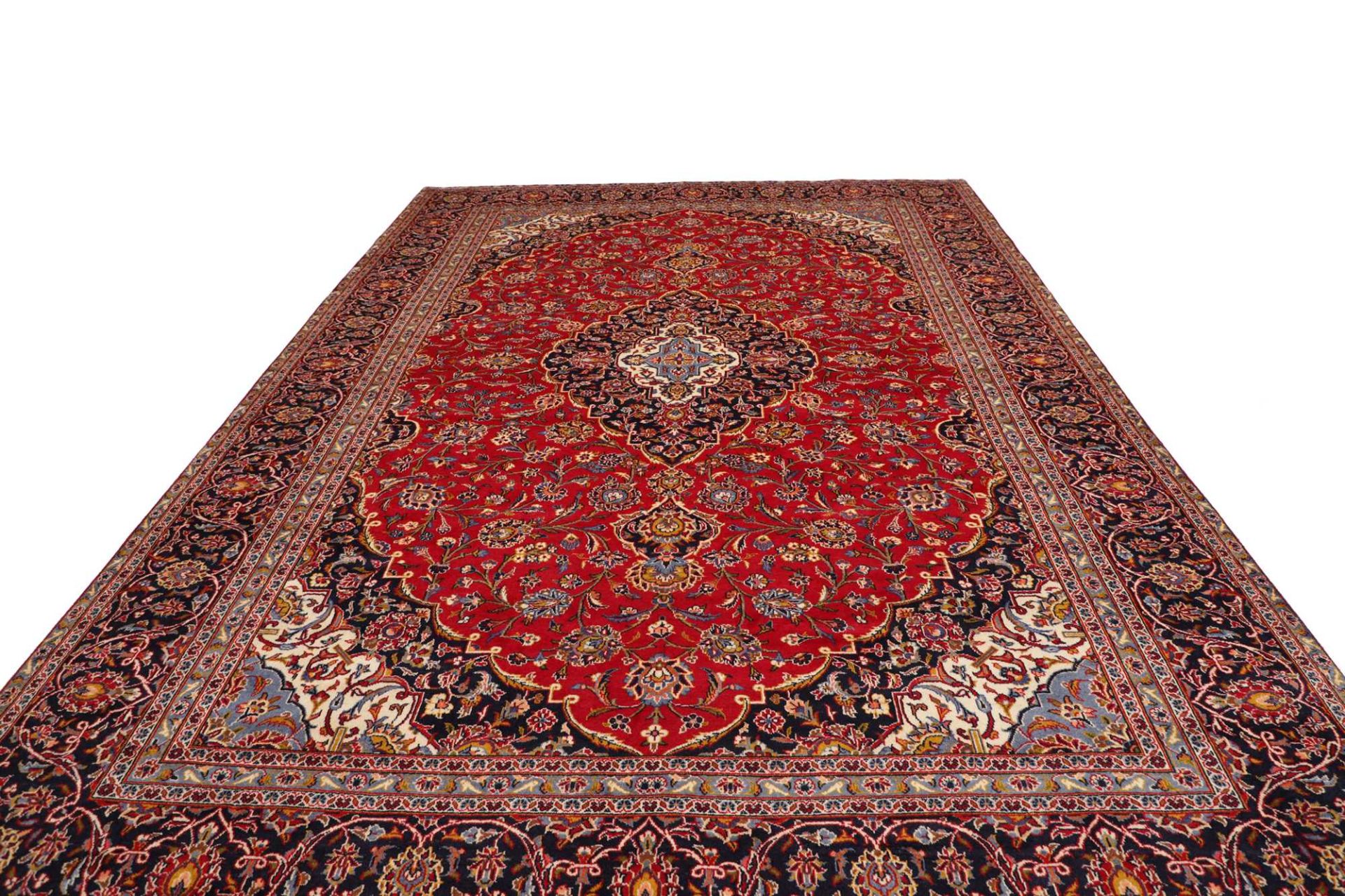 Handgeknüpfter Kashan Perserteppich 281 × 402 cm