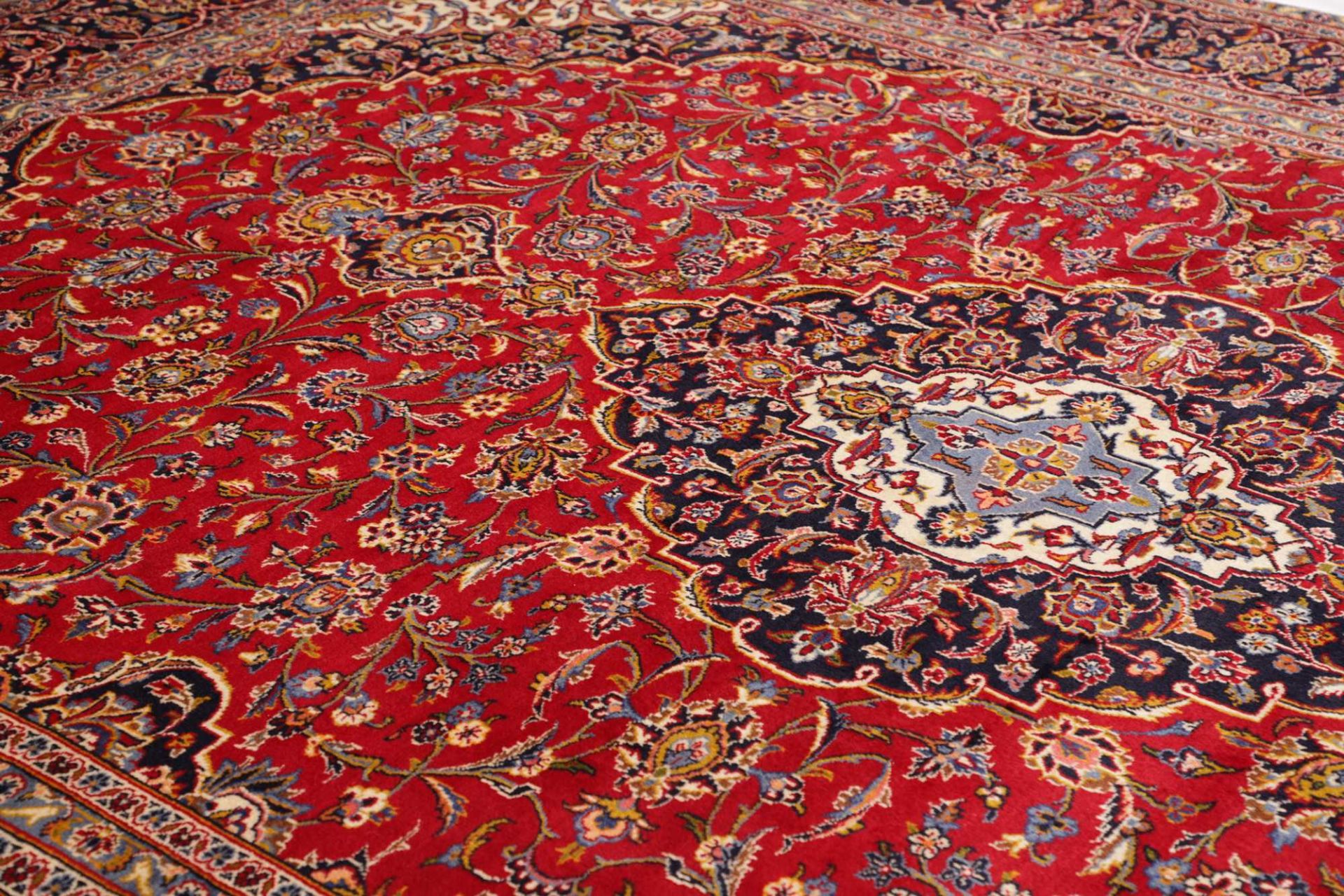 Handgeknüpfter Kashan Perserteppich 281 × 402 cm