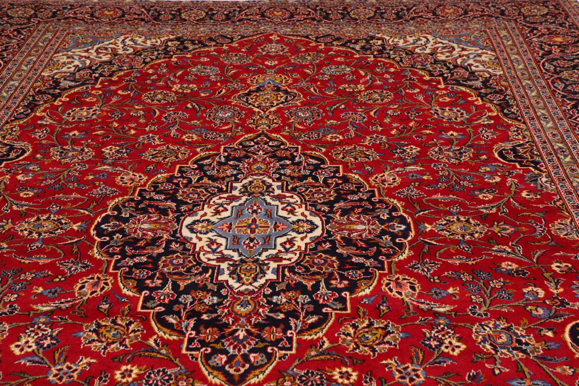 Handgeknüpfter Kashan Perserteppich 281 × 402 cm