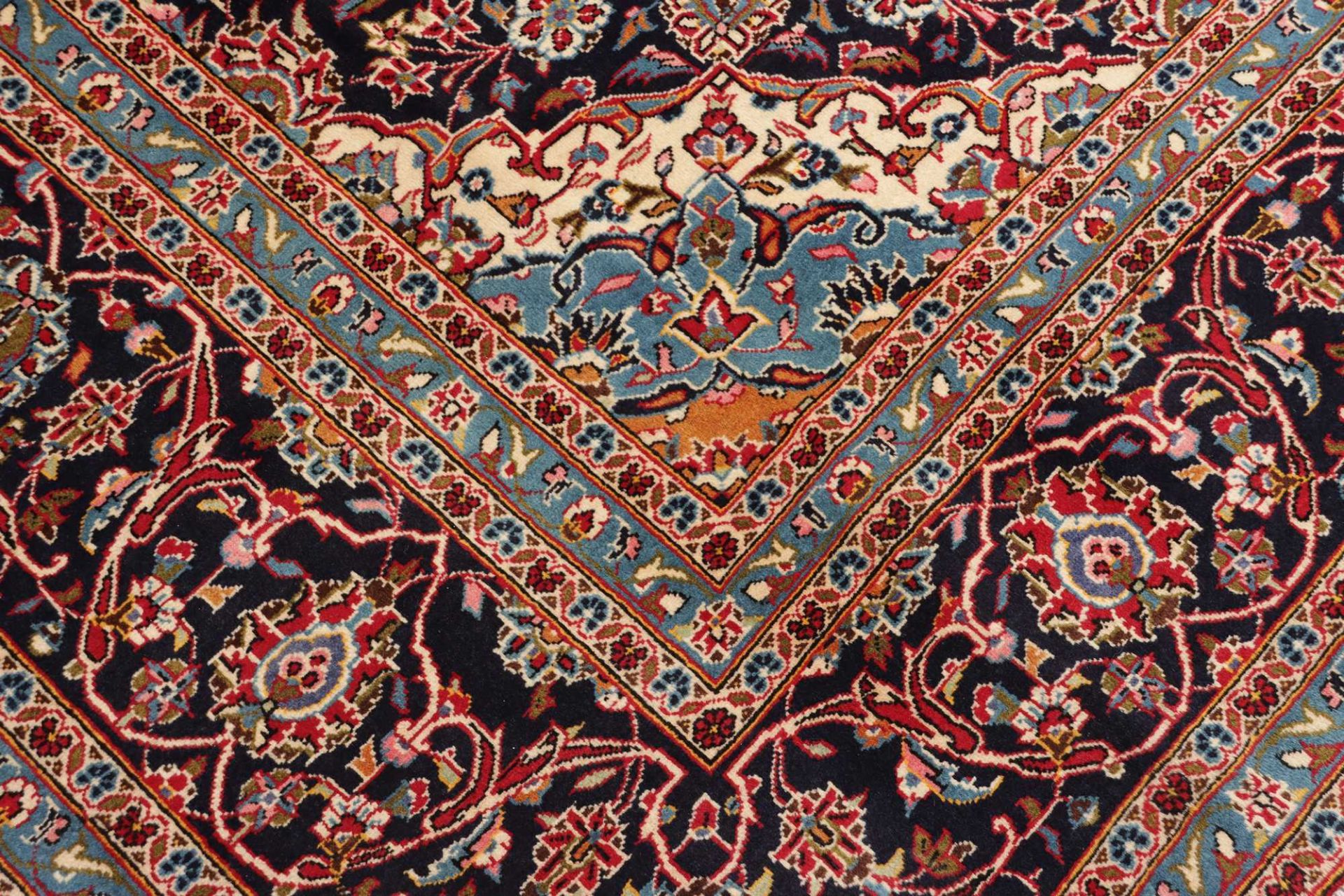 Handgeknüpfter Kashan Perserteppich 298 × 392 cm