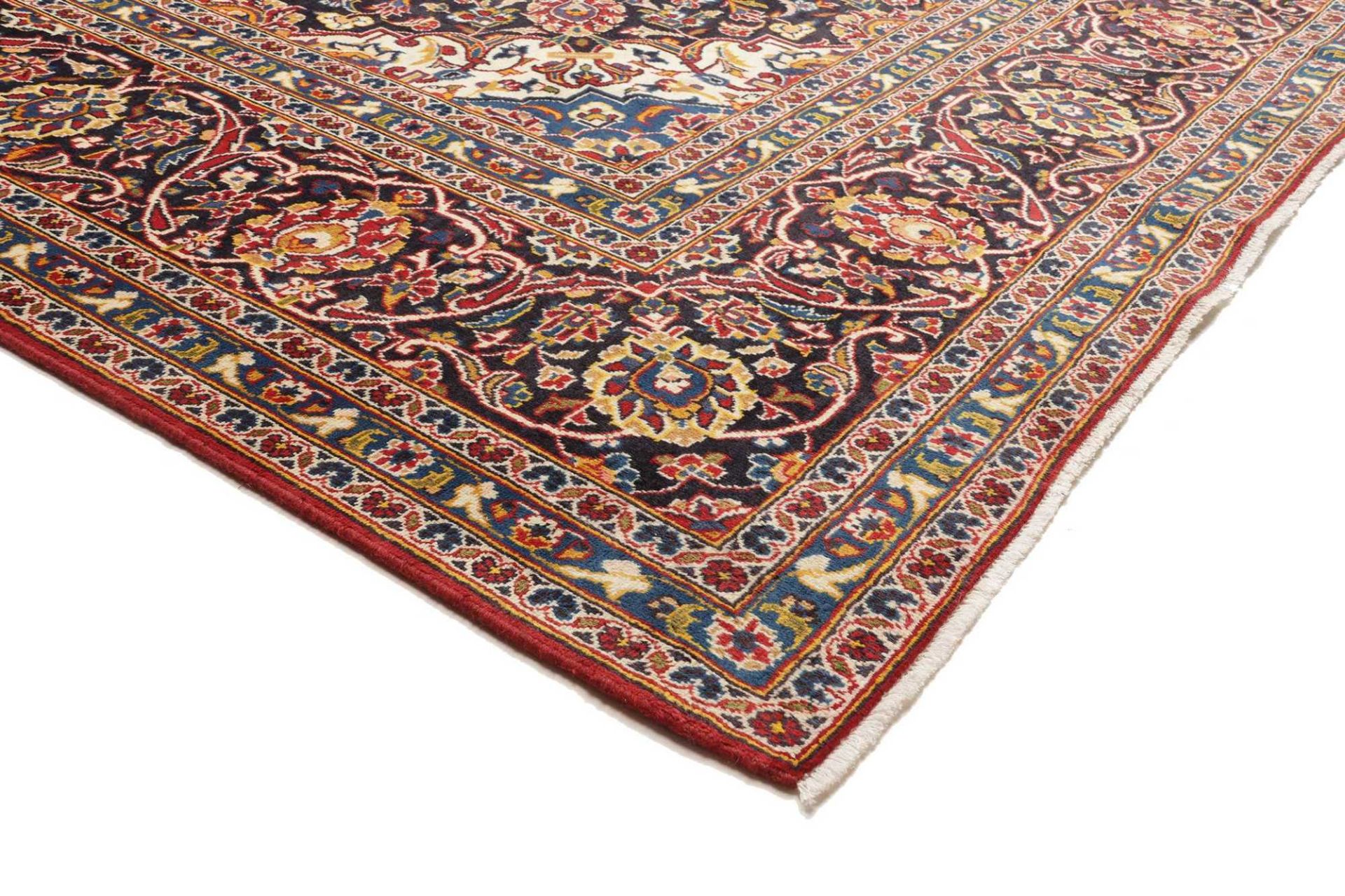 Kashan Perserteppich 293 × 401 cm aus Wolle, handgeknüpft