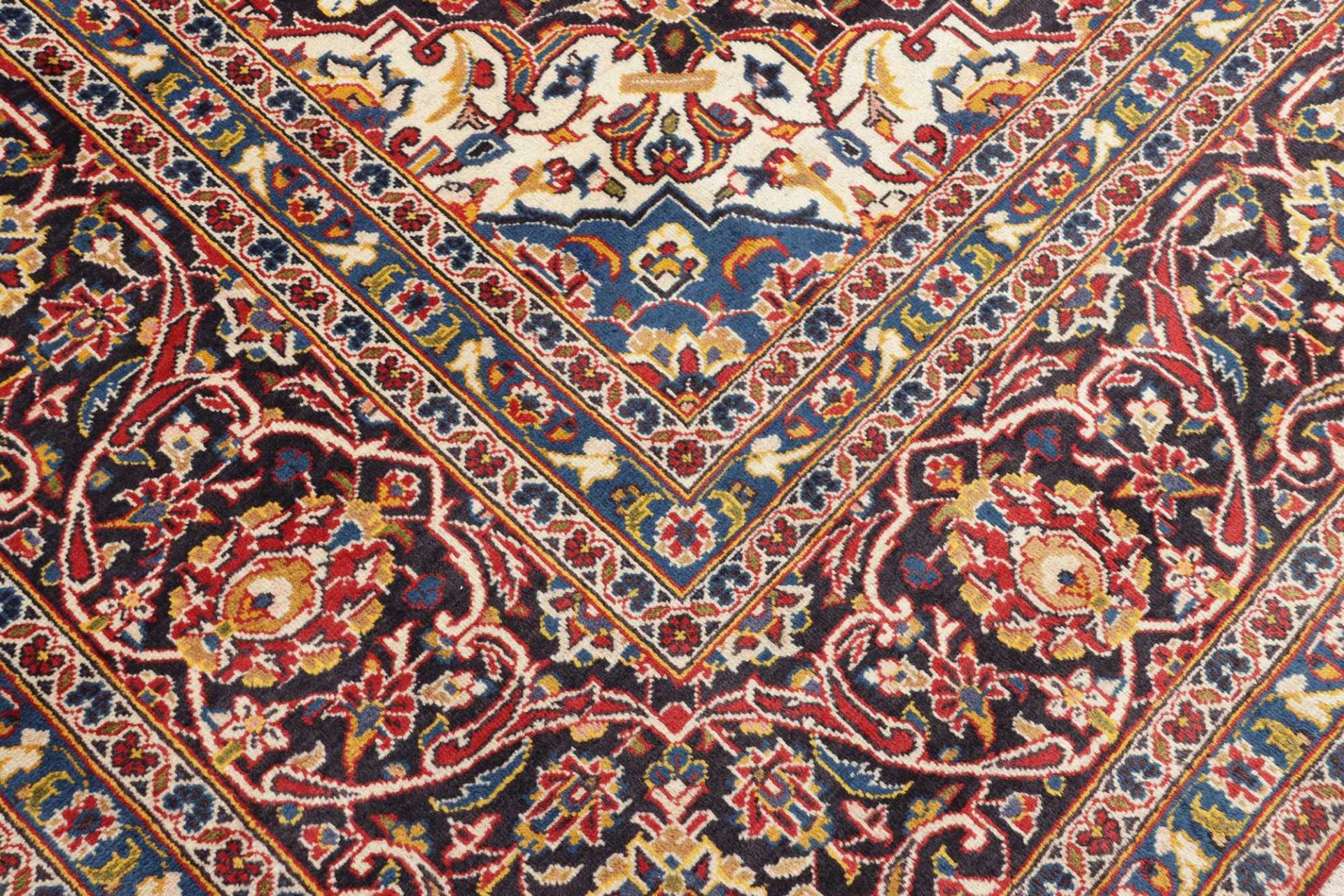 Kashan Perserteppich 293 × 401 cm aus Wolle, handgeknüpft