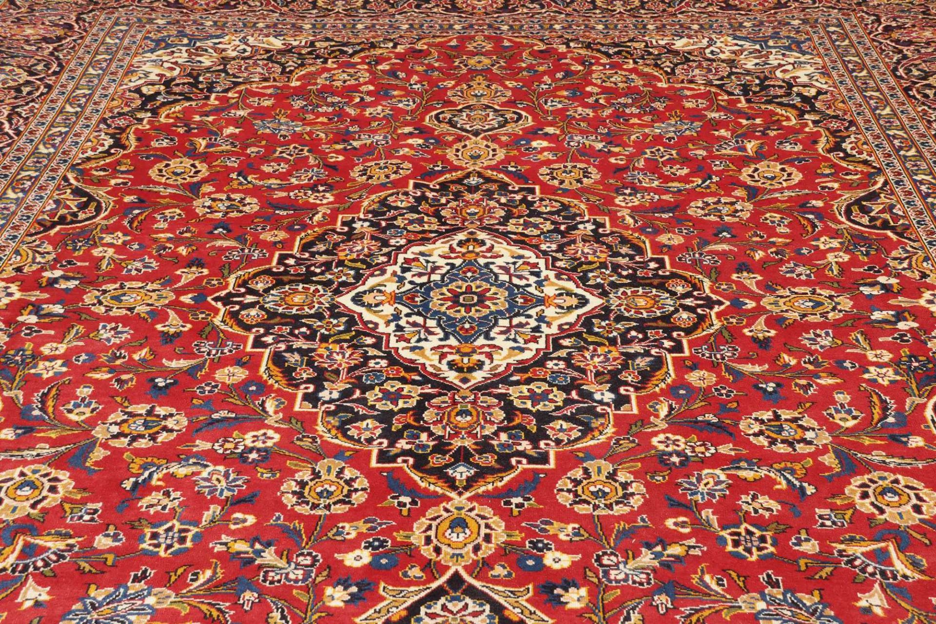 Kashan Perserteppich 293 × 401 cm aus Wolle, handgeknüpft